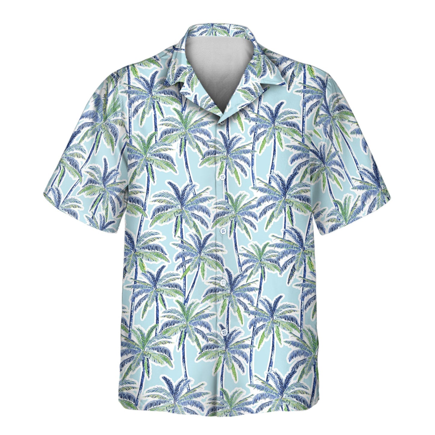 Palm Breeze | Aloha Custom Hawaiian Shirts with Faces or Logos