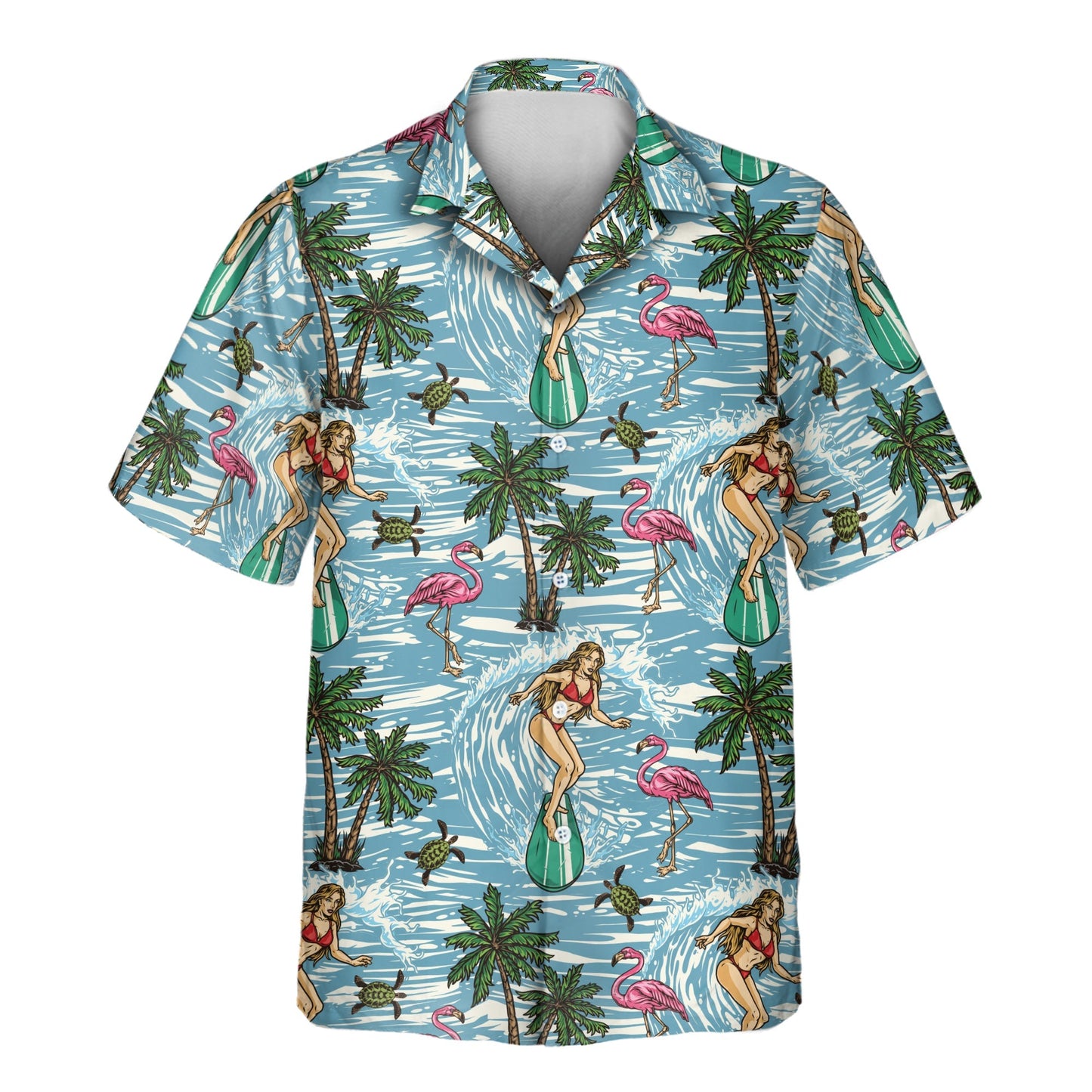 Vintage Surf & Sun | Aloha Custom Hawaiian Shirts with Faces or Logos