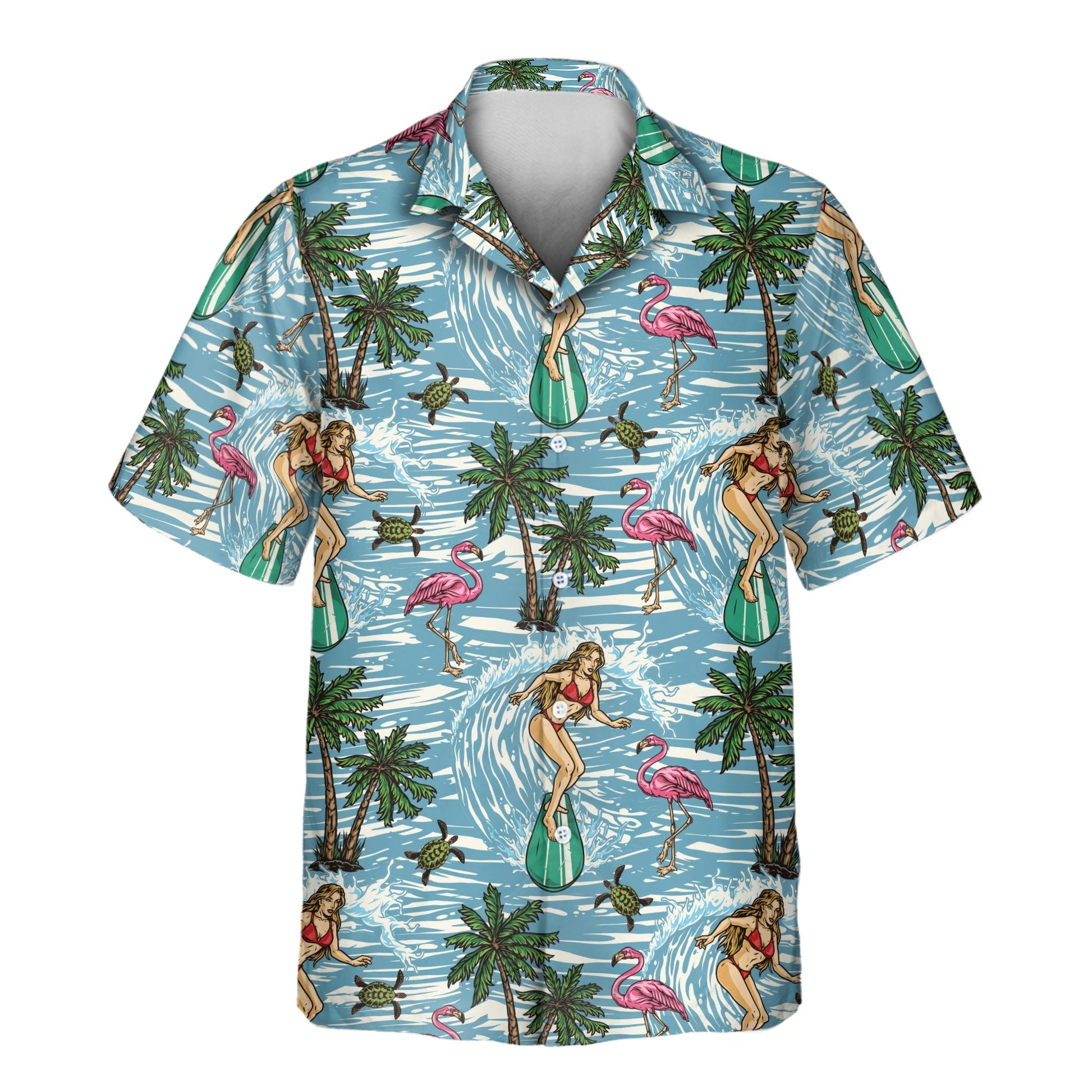 Vintage Surf & Sun | Aloha Custom Hawaiian Shirts with Faces or Logos
