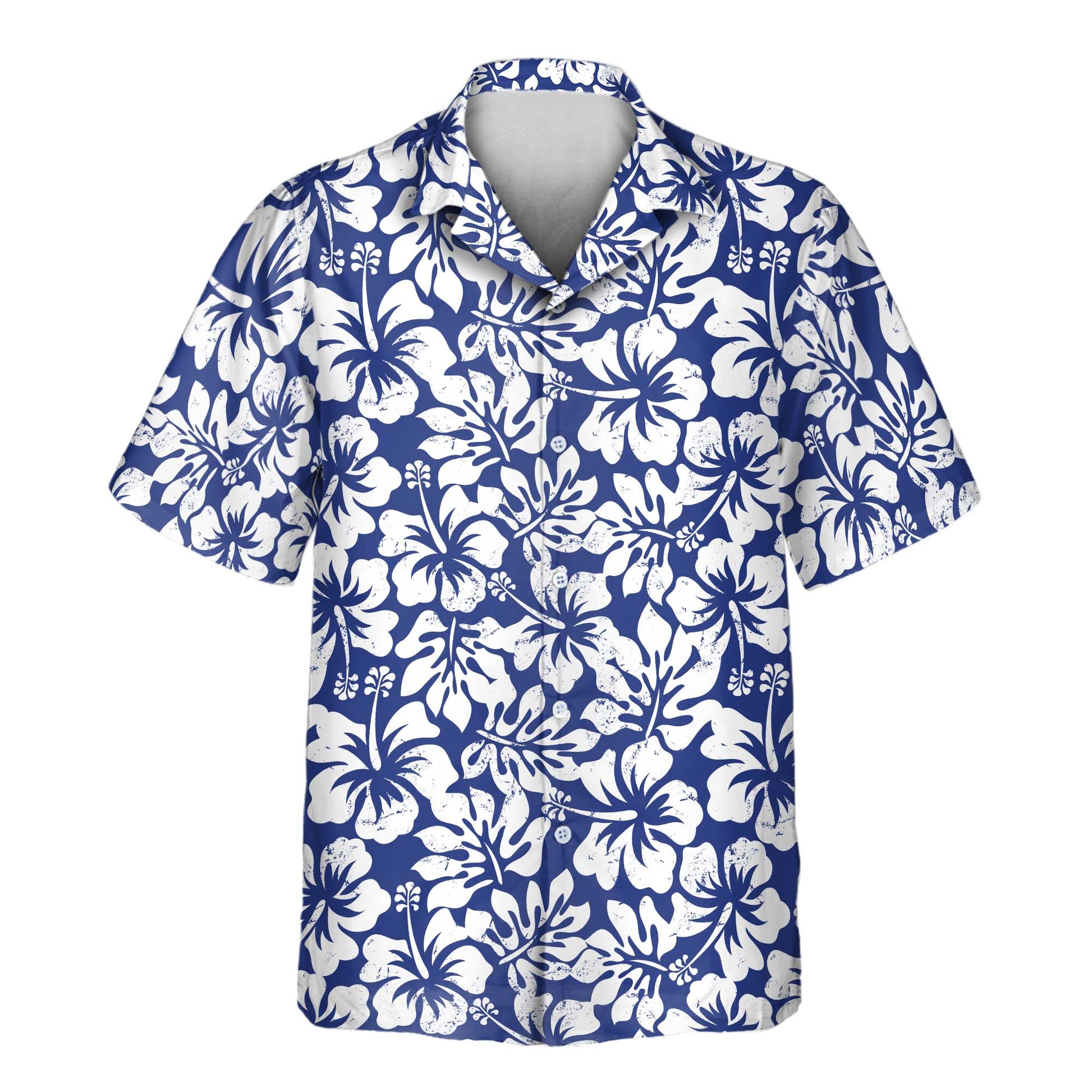 Weathered Tropic Hibiscus | Aloha Custom Hawaiian Shirts with Faces or Logos