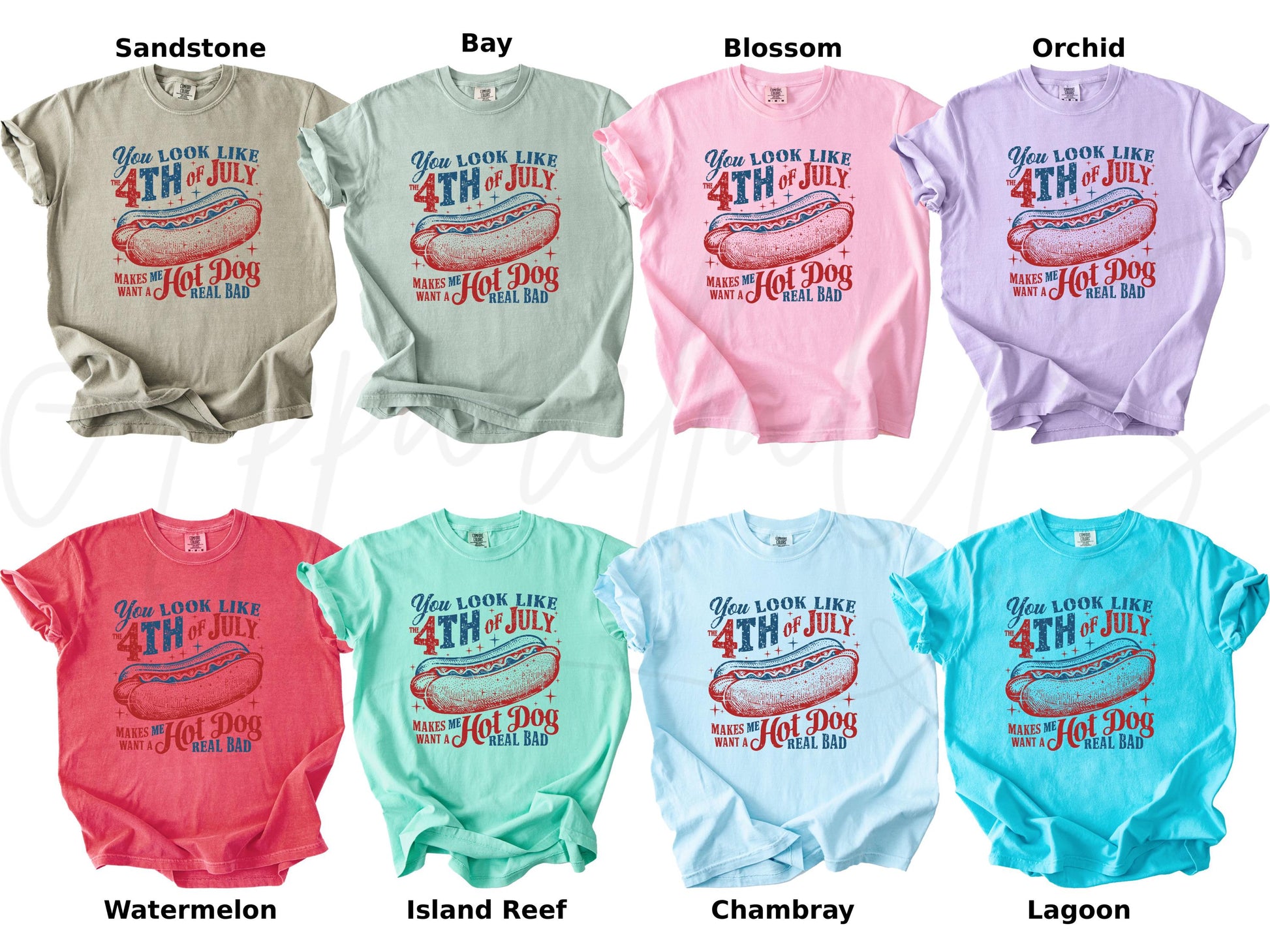 Comfort Colors Like 4th July Dog Tee July 4th Fourth July Dog Lover Patriotic (4)