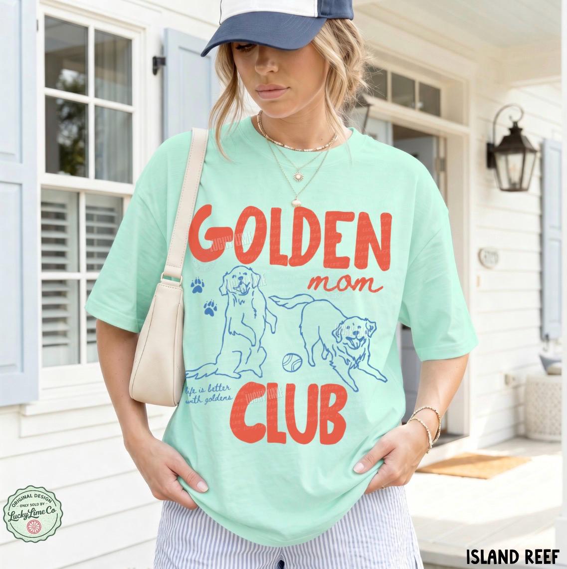 Golden Mom Club Golden Dog Mom Dog Lover Retriever Dog Fur Mama Dog Mama Dog Mom (4)