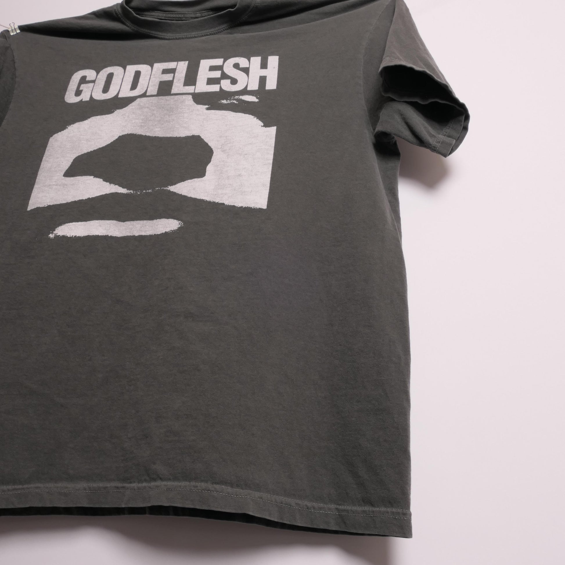 Godflesh Band Tee Industrial Post Metal Experimental Metal Swordfish Ultra Faded Boxy Glam Rock Alternative Heavyweigh Medium (4)