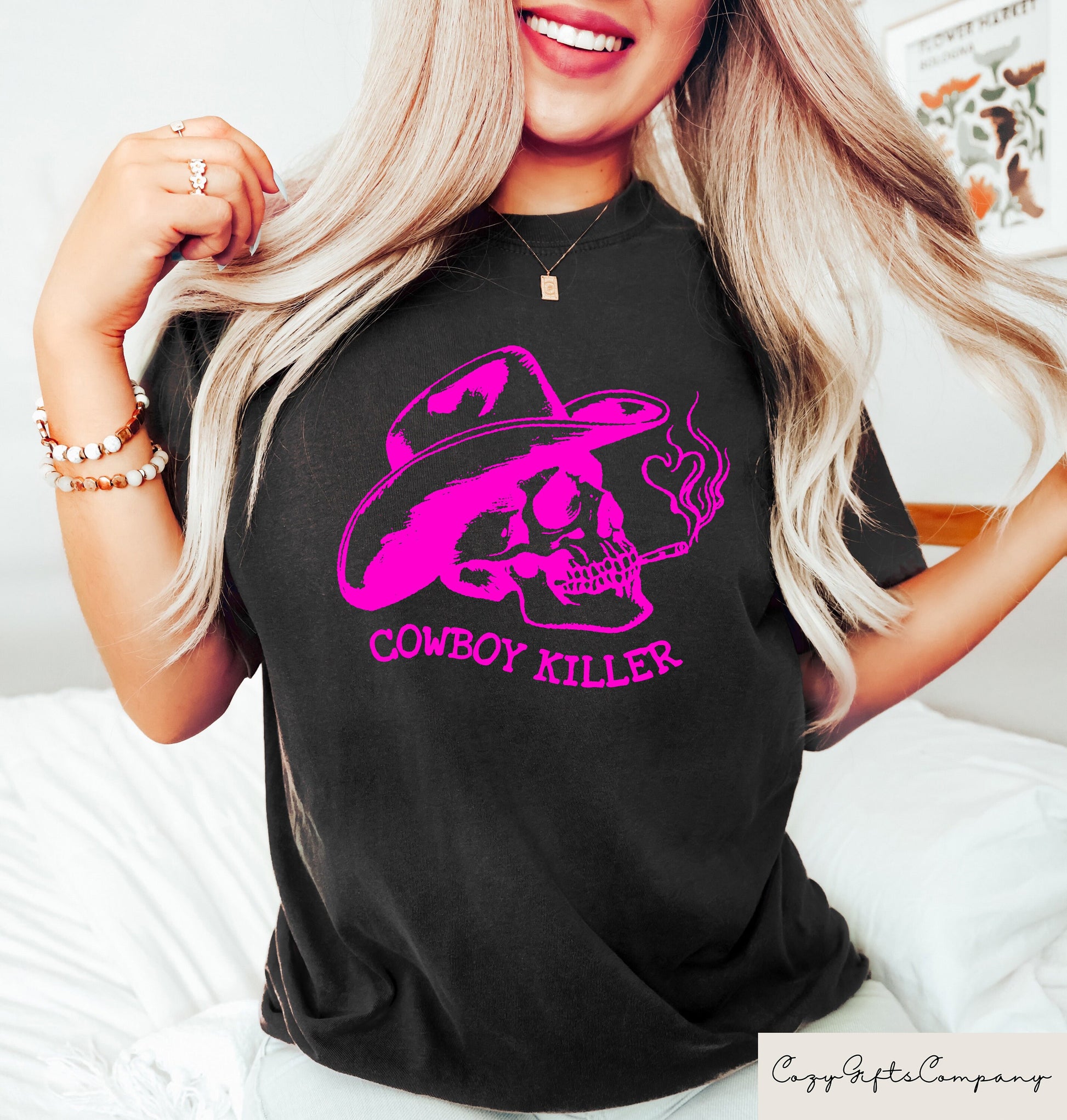 Cowboy Killer Rodeo Western Oversized Groovy Comfor Country Concer Western (4)