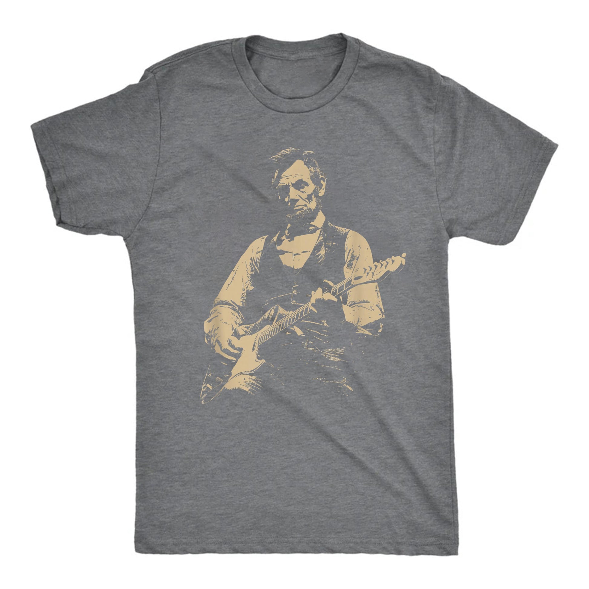 Abraham Lincoln Guitar Retro Political Humor Tee Unisex T-shirt, Sweatshirt, Hoodie (4)