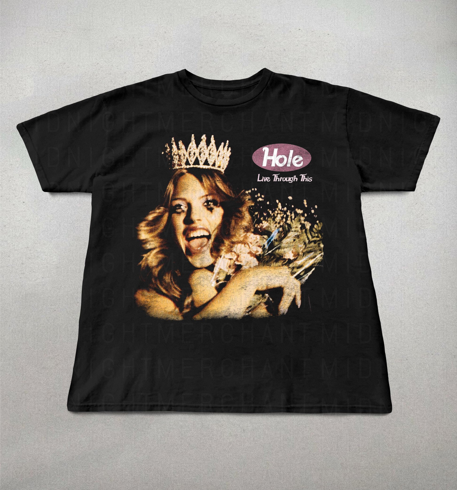 Hole Band Live Through 90s Band Tees Retro Alt Rock Tee (4)
