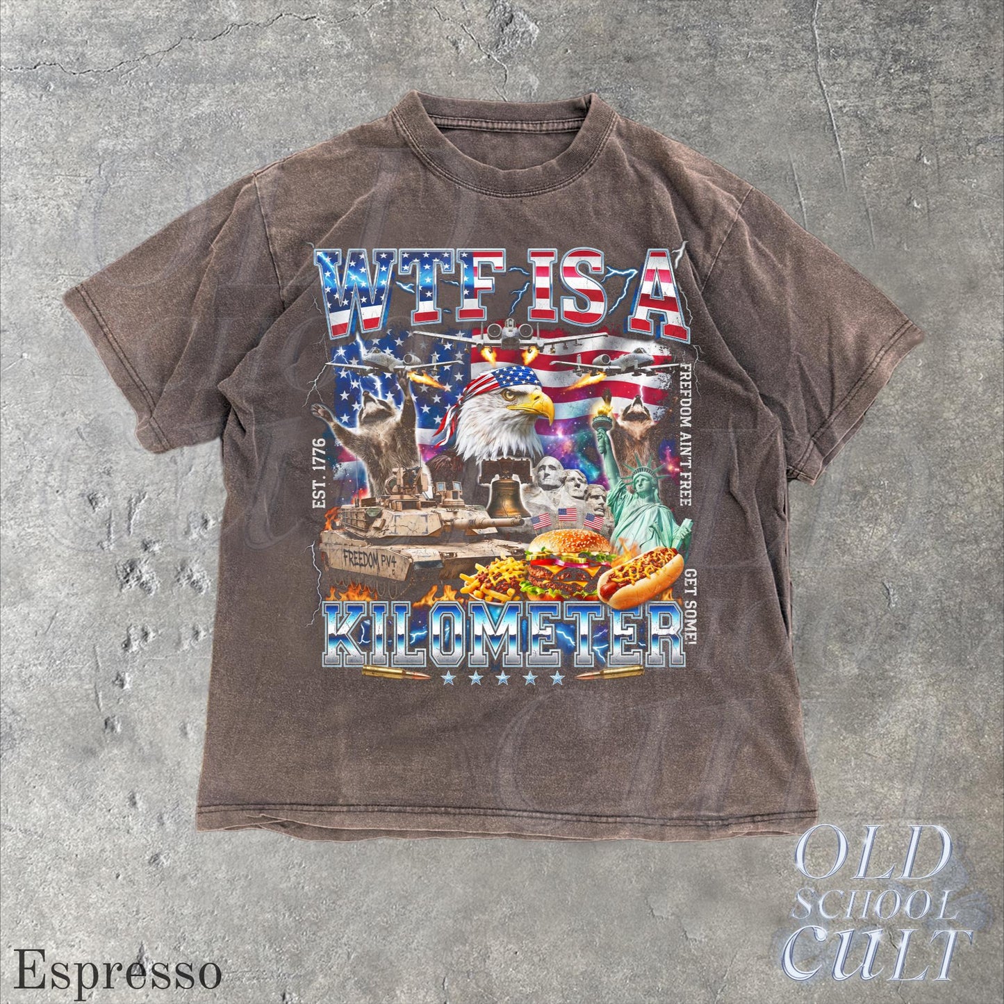 Wtf Kilometer Usa Patriotic Vintage American Eagle Meme 4th July Retro Freedom (4)