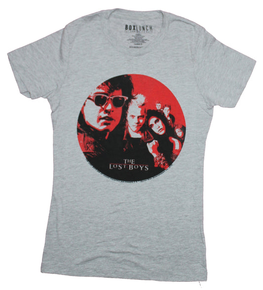 The Lost Boys Girls Juniors T-Shirt - Classic Photo Circle Movie Group Shot