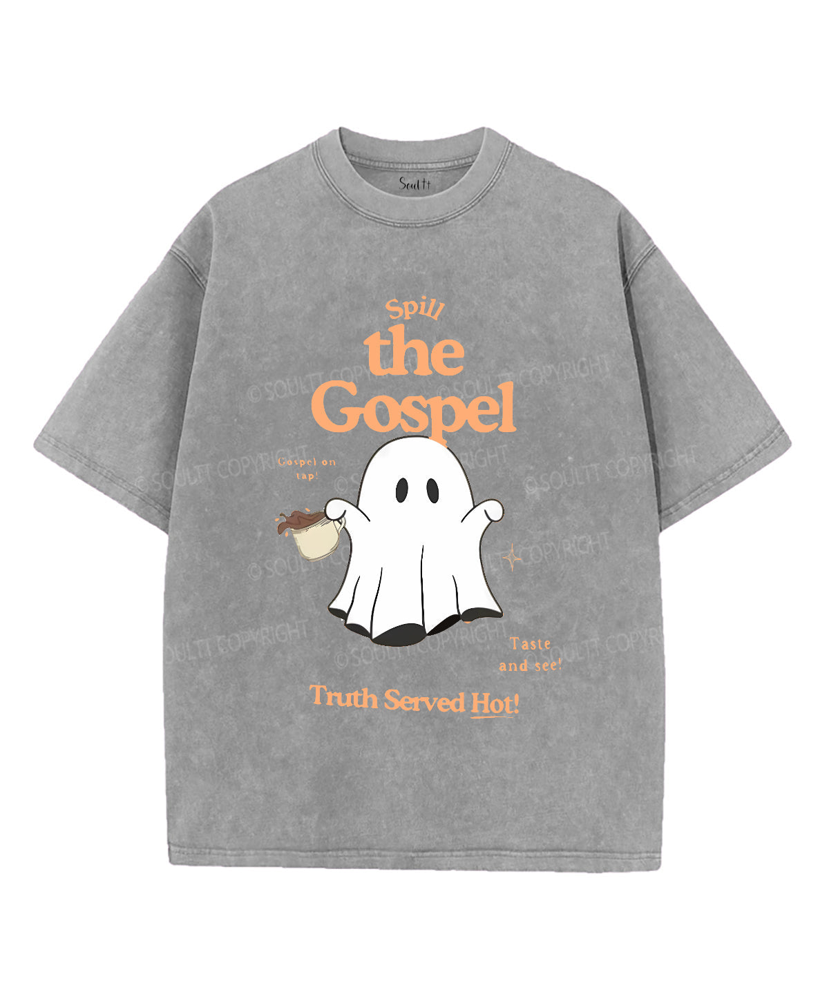 Truth Served Hot Unisex Washed Christian T-shirt