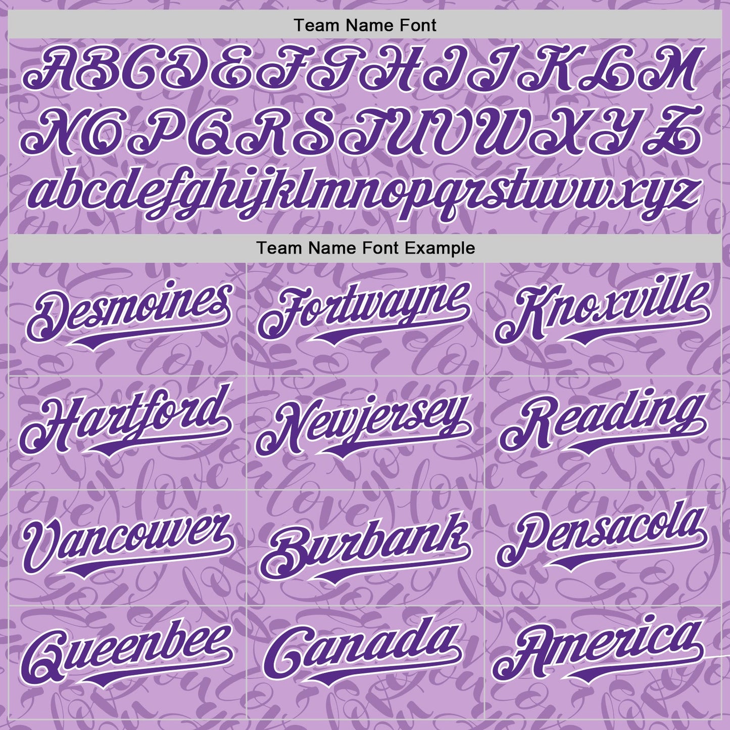 Custom Light Purple Purple-White Valentine's Day Love Authentic Baseball Jersey