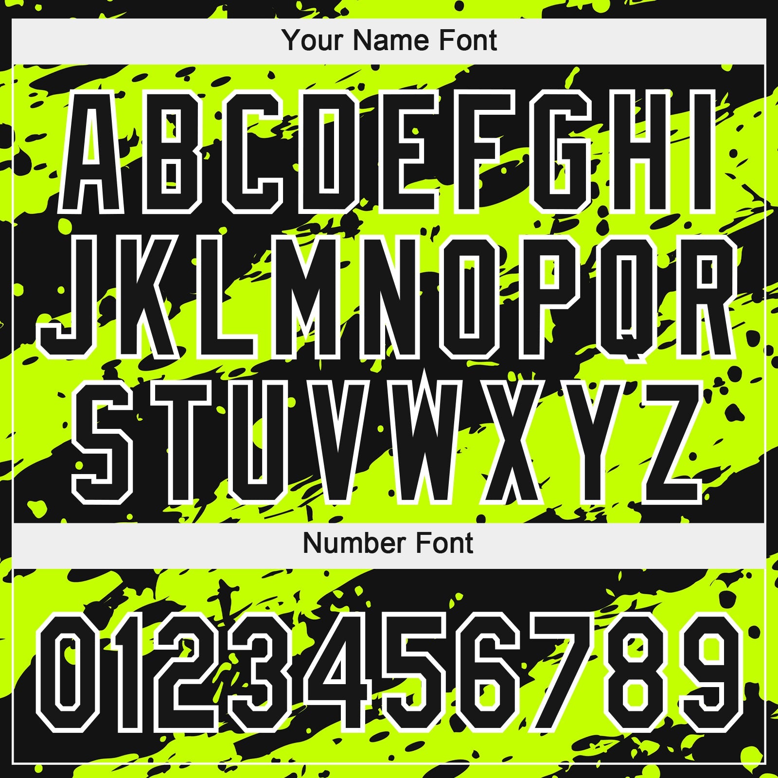 Custom Neon Green Black-White 3D Pattern Design Authentic Baseball Jersey