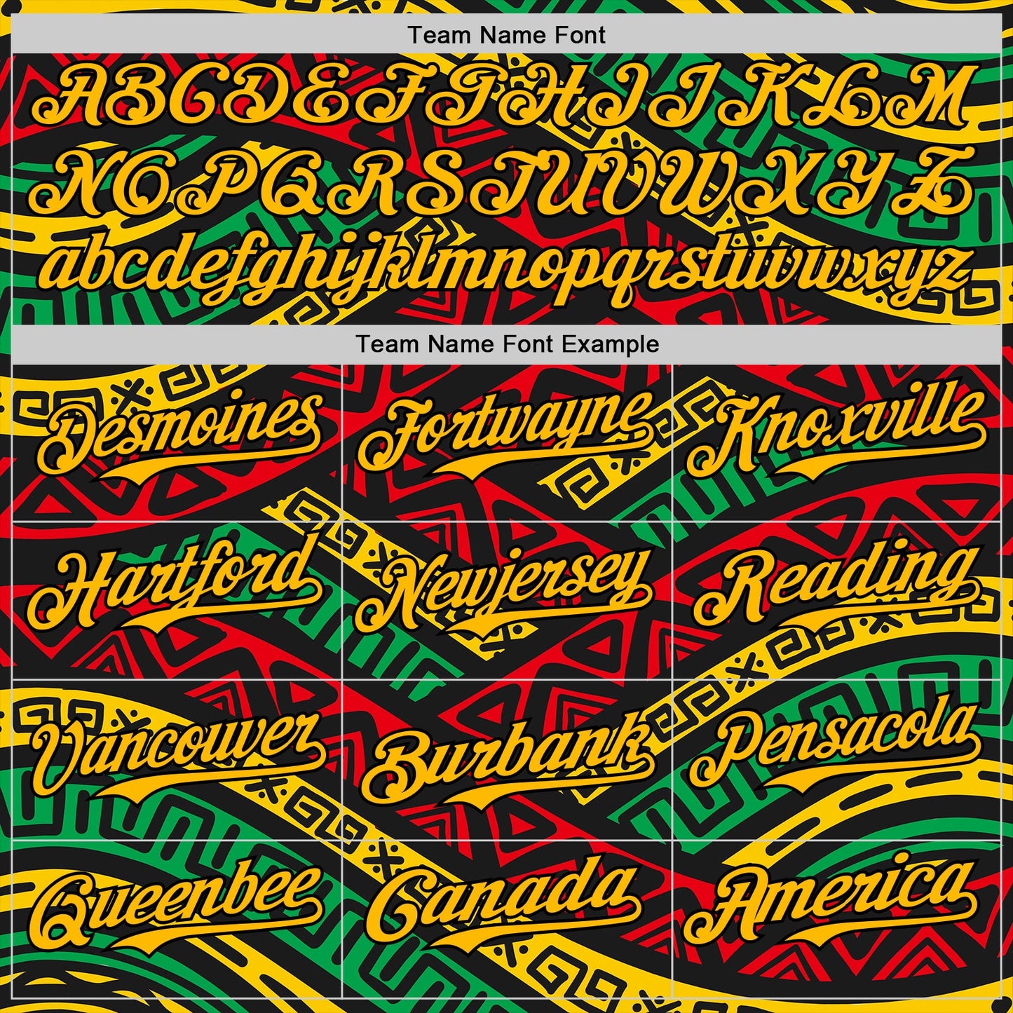 Custom Black Gold Red-Green 3D Pattern Design Black History Month African Ethnicity Style Abstract Geometric Authentic Baseball Jersey