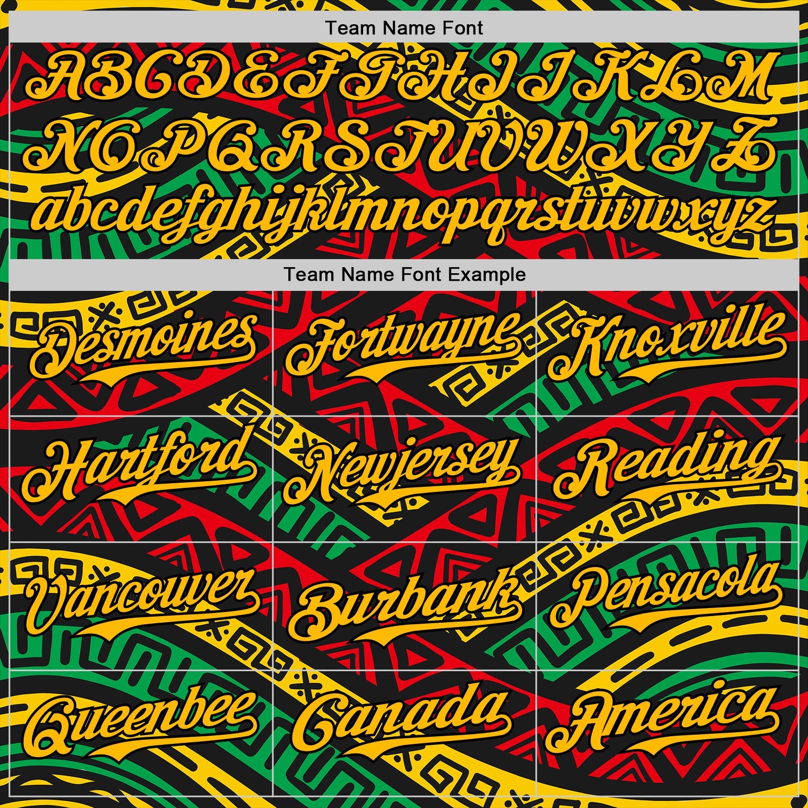 Custom Black Gold Red-Green 3D Pattern Design Black History Month African Ethnicity Style Abstract Geometric Authentic Baseball Jersey