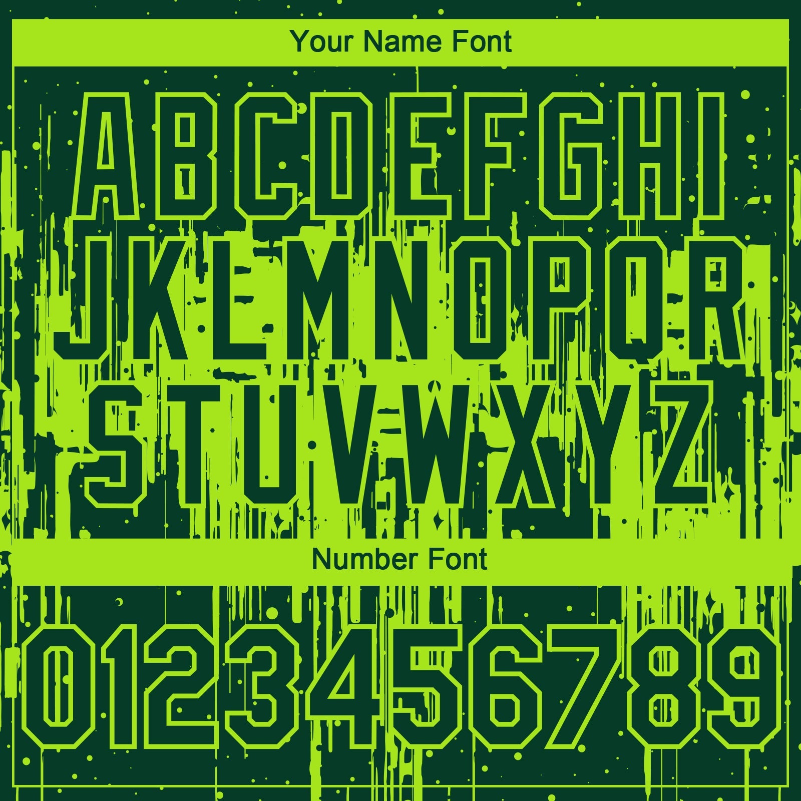 Custom Green Neon Green Dripping Splatter Paint Authentic Baseball Jersey