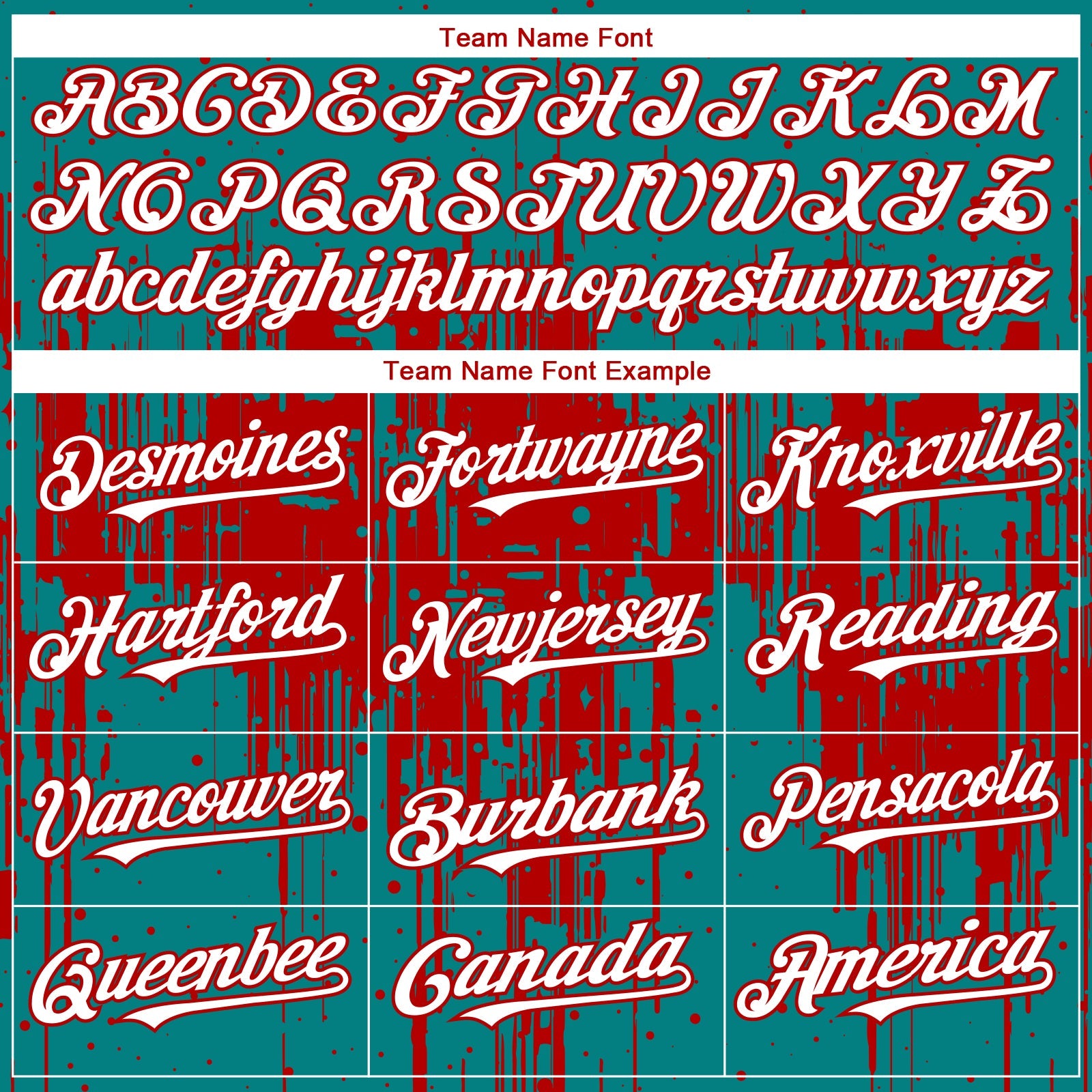 Custom Teal White-Red Dripping Splatter Paint Authentic Baseball Jersey