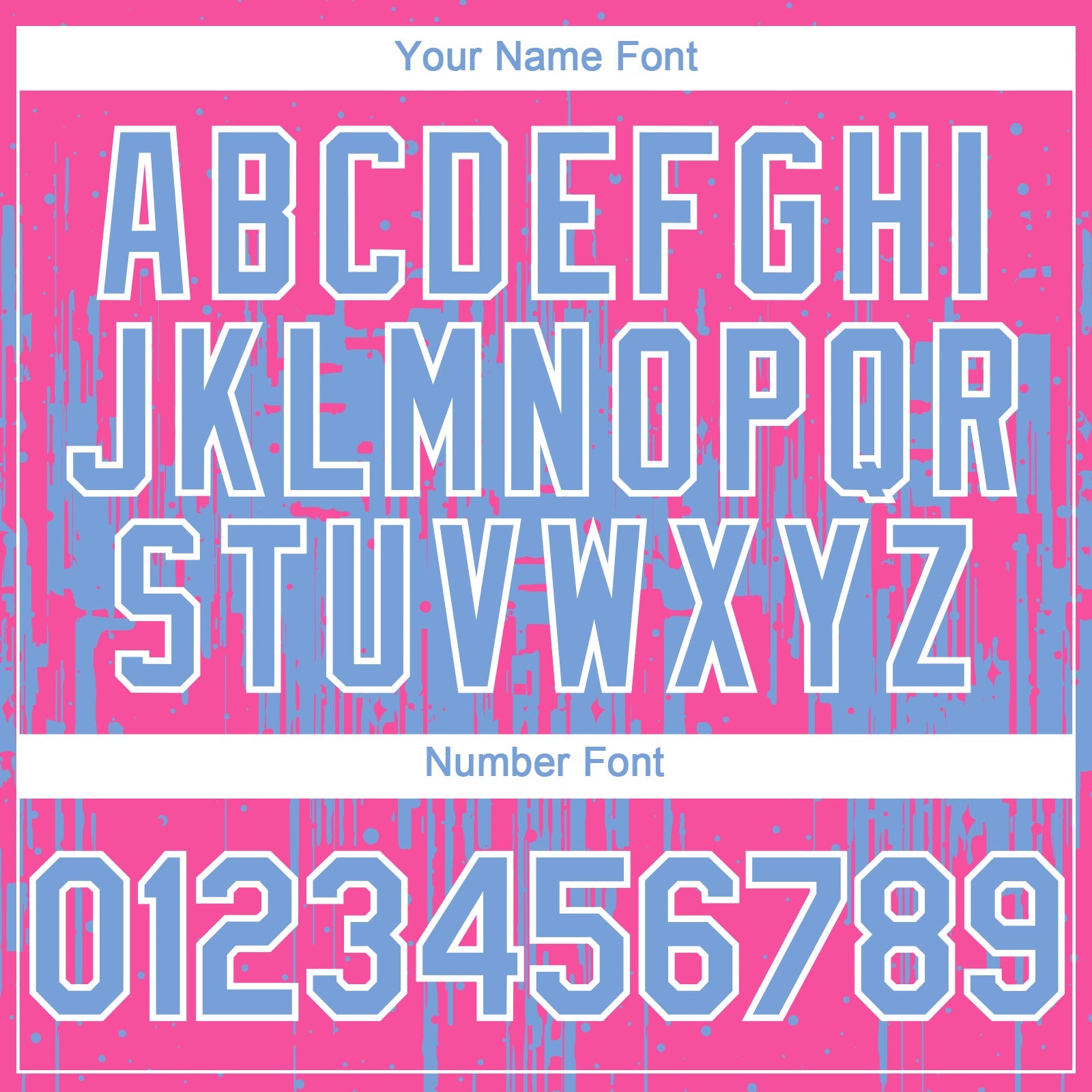 Custom Pink Light Blue-White Dripping Splatter Paint Authentic Baseball Jersey