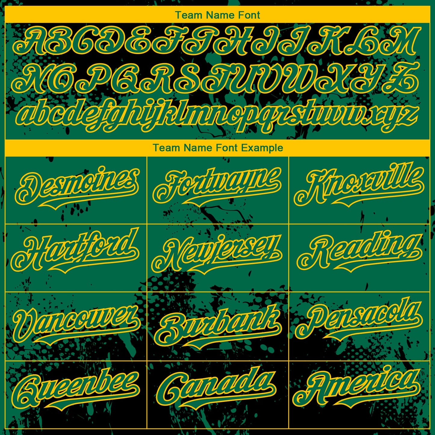Custom Black Kelly Green-Yellow Abstract Splatter Grunge Paint Authentic Baseball Jersey
