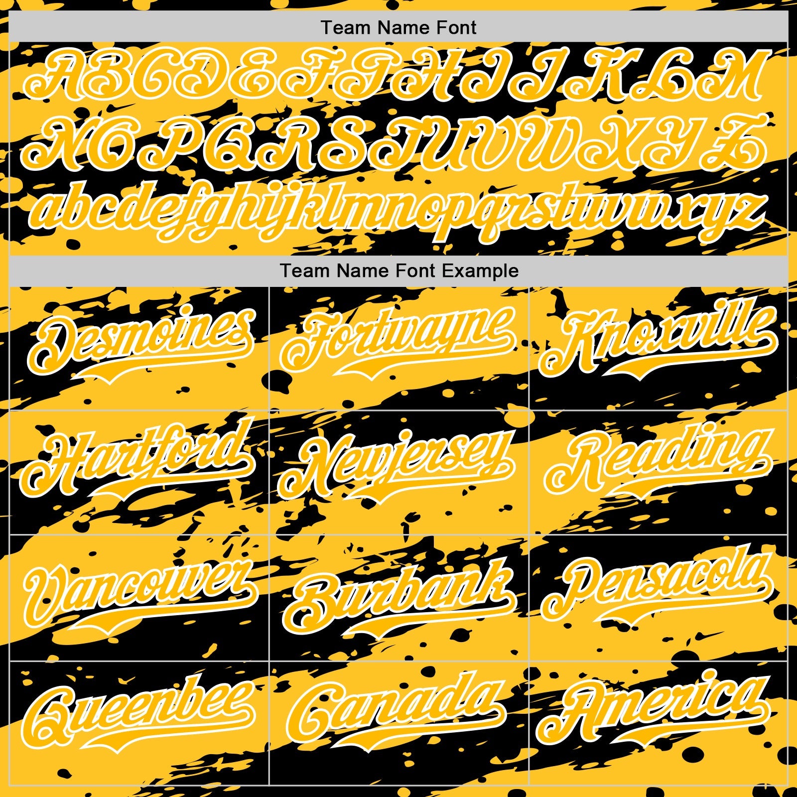 Custom Gold Black-White Paint Splash Stripe Authentic Baseball Jersey