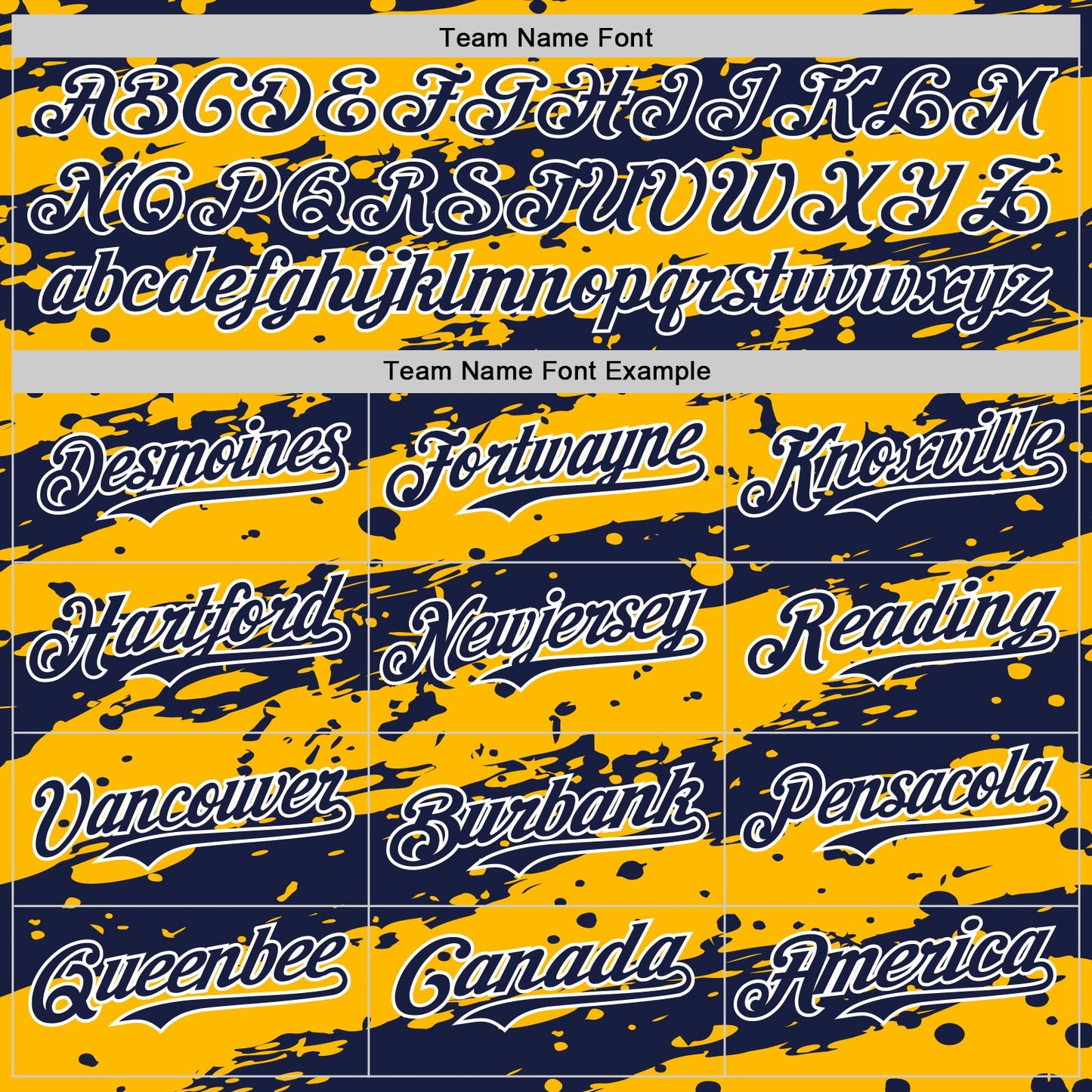 Custom Gold Navy-White Paint Splash Stripe Authentic Baseball Jersey