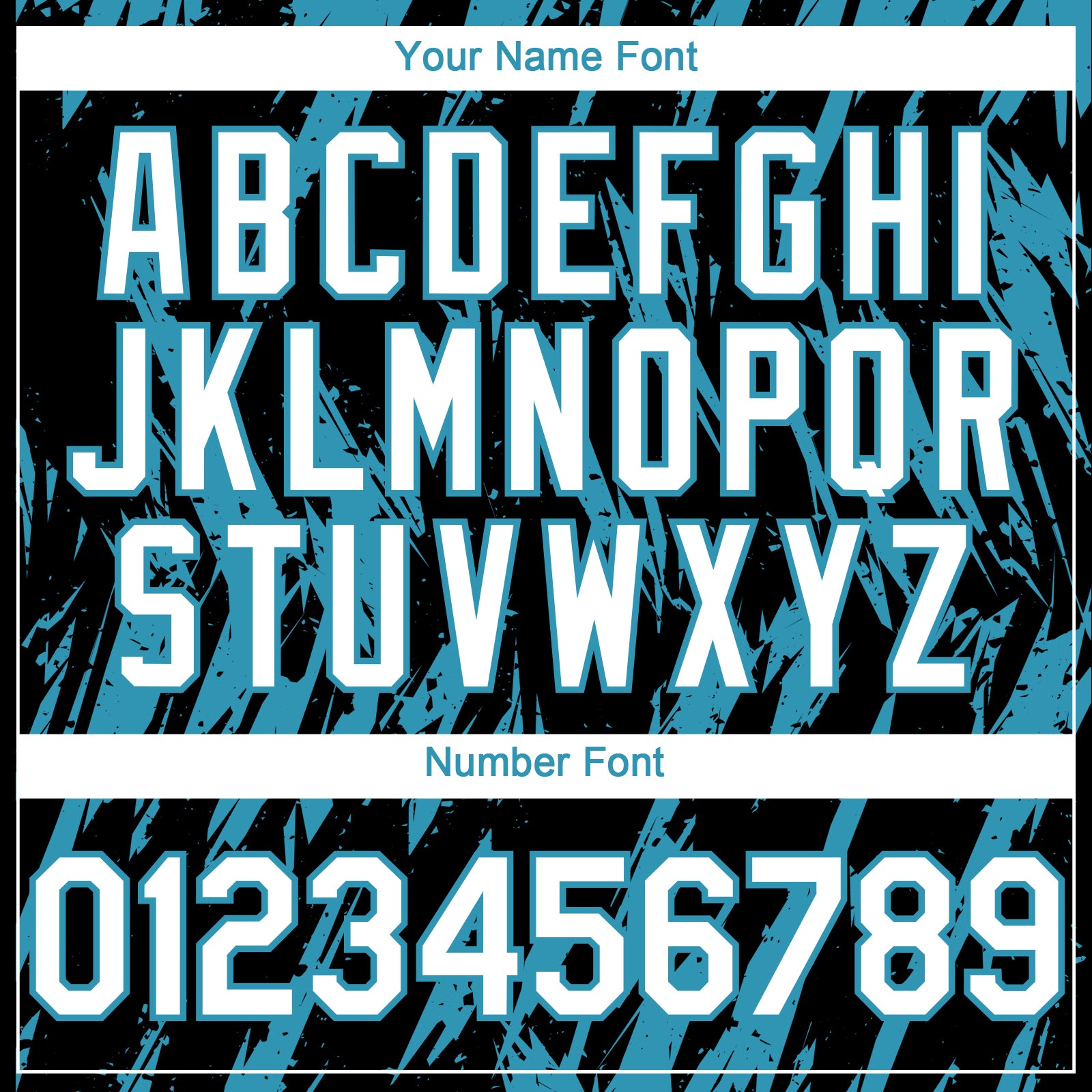 Custom Black White-Panther Blue Splatter Torn Sharp Brush Stroke Authentic Baseball Jersey