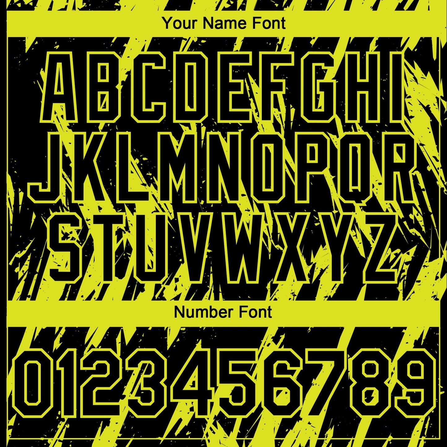 Custom Black Neon Yellow Splatter Torn Sharp Brush Stroke Authentic Baseball Jersey