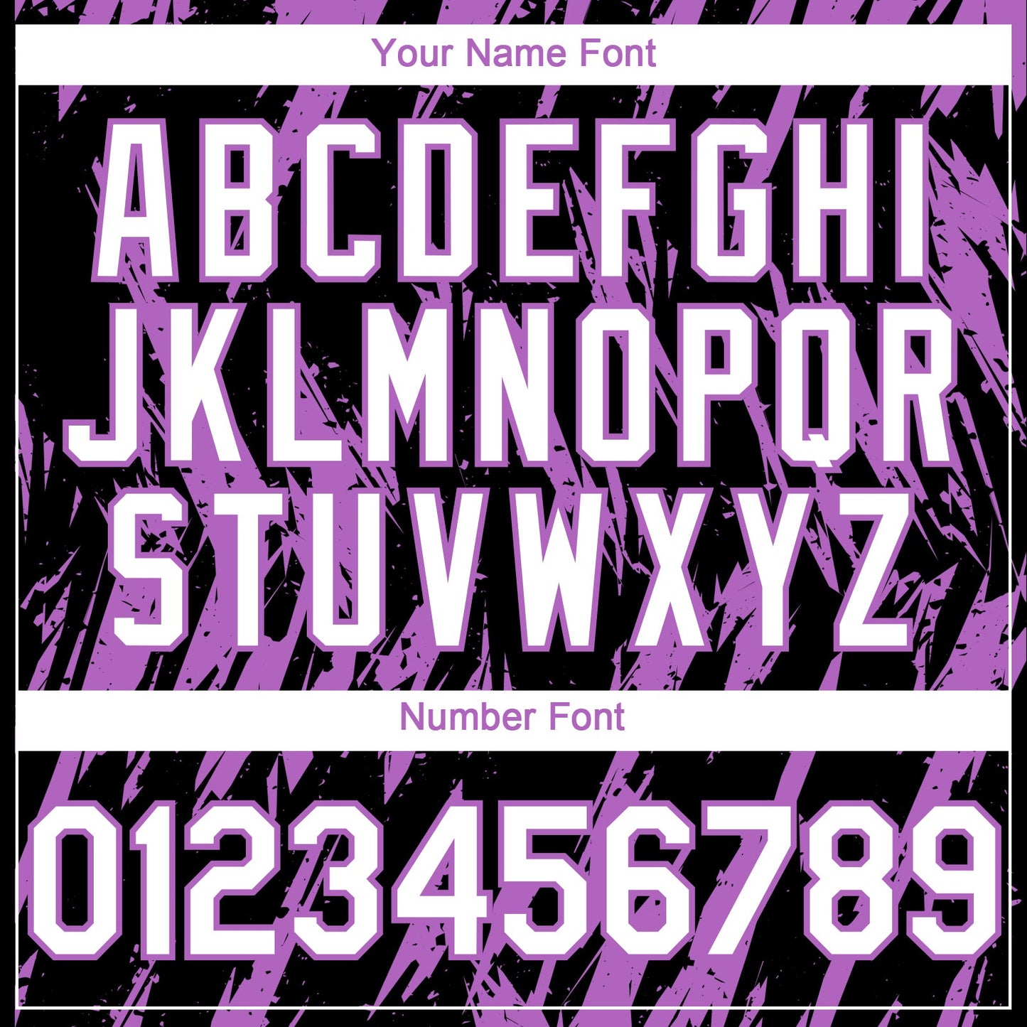 Custom Black White-Medium Purple Splatter Torn Sharp Brush Stroke Authentic Baseball Jersey