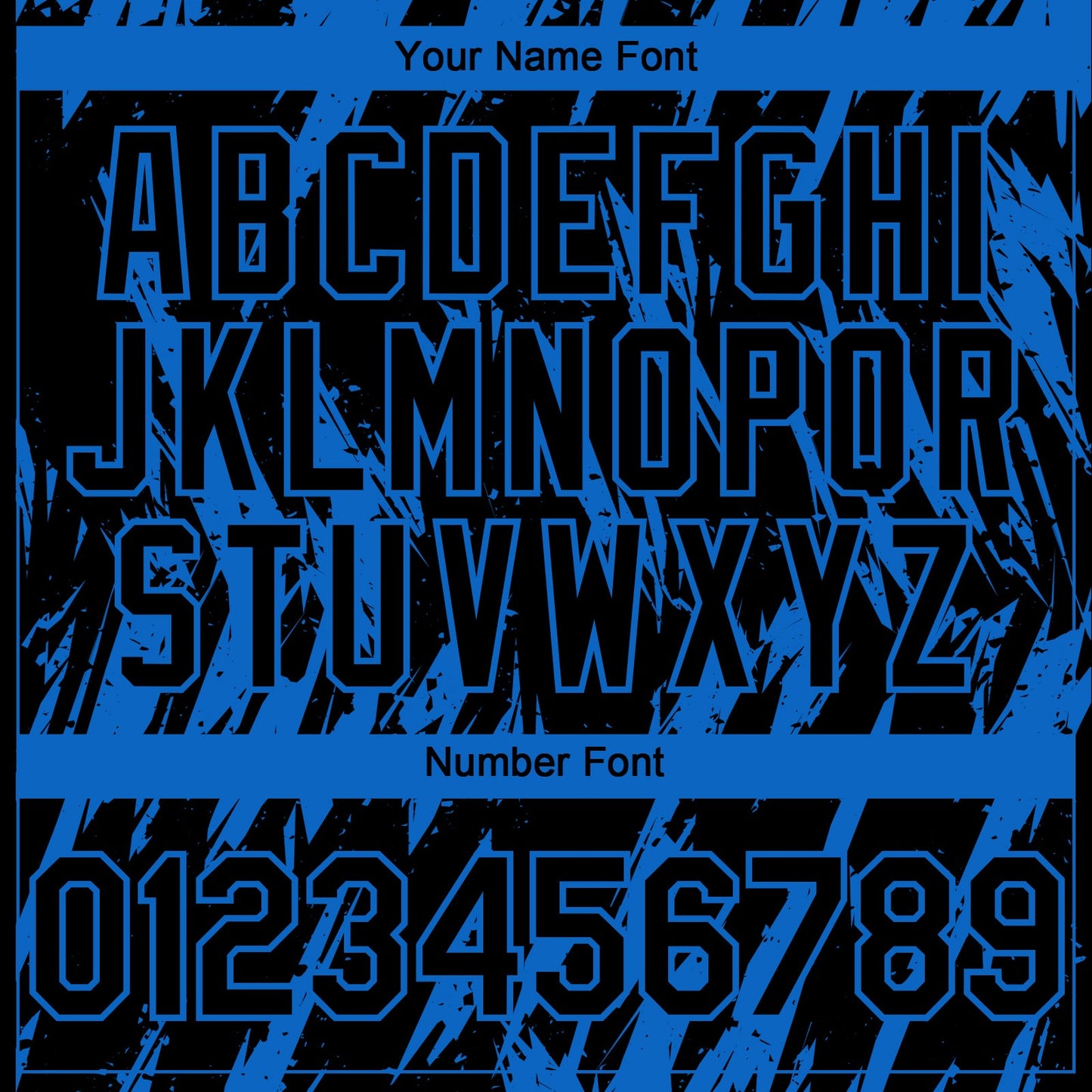 Custom Black Blue Splatter Torn Sharp Brush Stroke Authentic Baseball Jersey