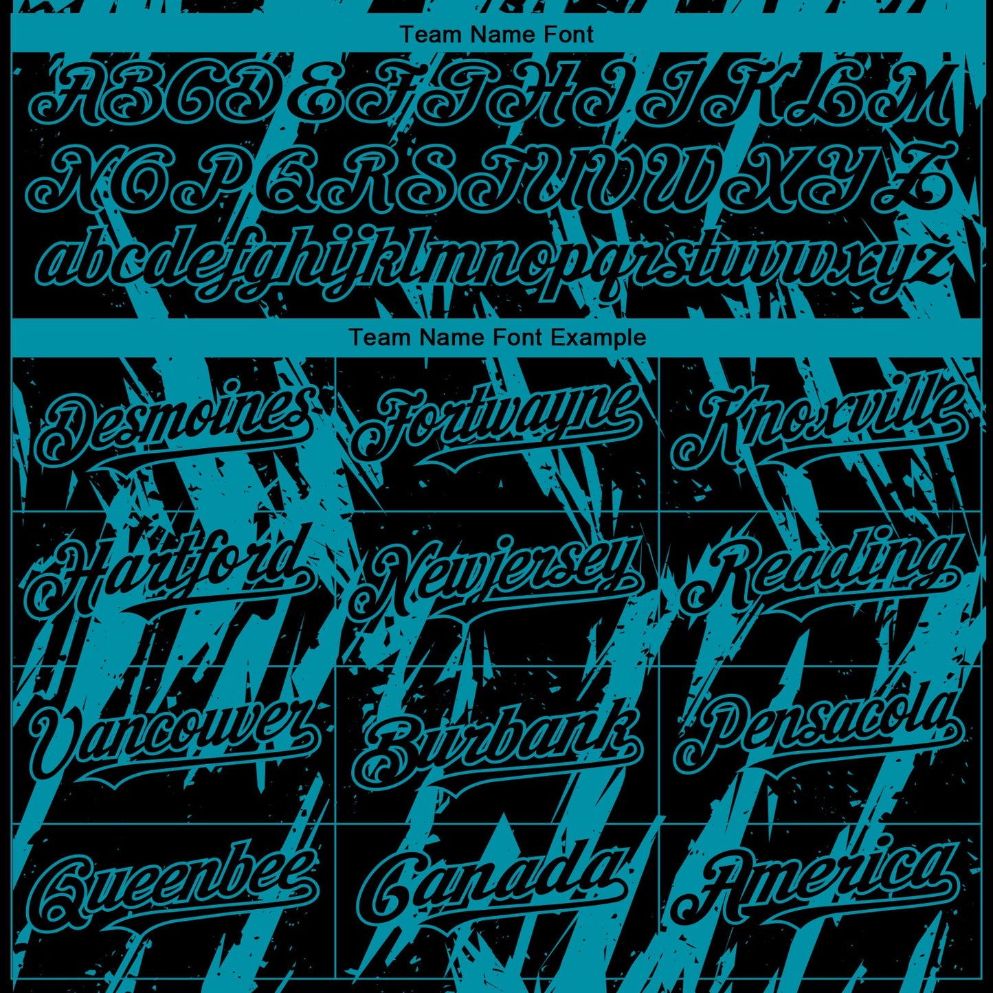 Custom Black Teal Splatter Torn Sharp Brush Stroke Authentic Baseball Jersey