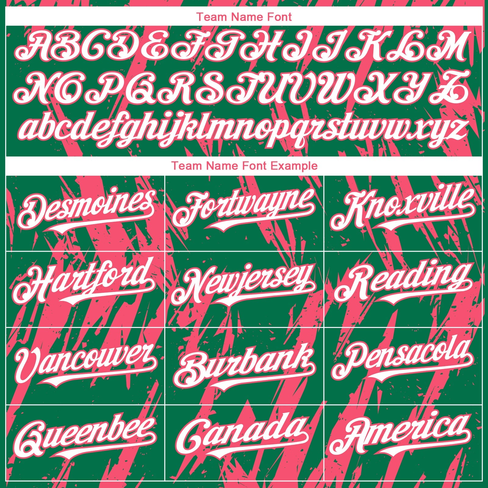 Custom Kelly Green White-Neon Pink Splatter Torn Sharp Brush Stroke Authentic Baseball Jersey