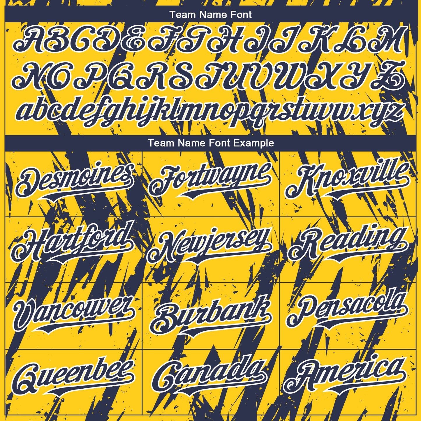 Custom Yellow Navy-White Splatter Torn Sharp Brush Stroke Authentic Baseball Jersey