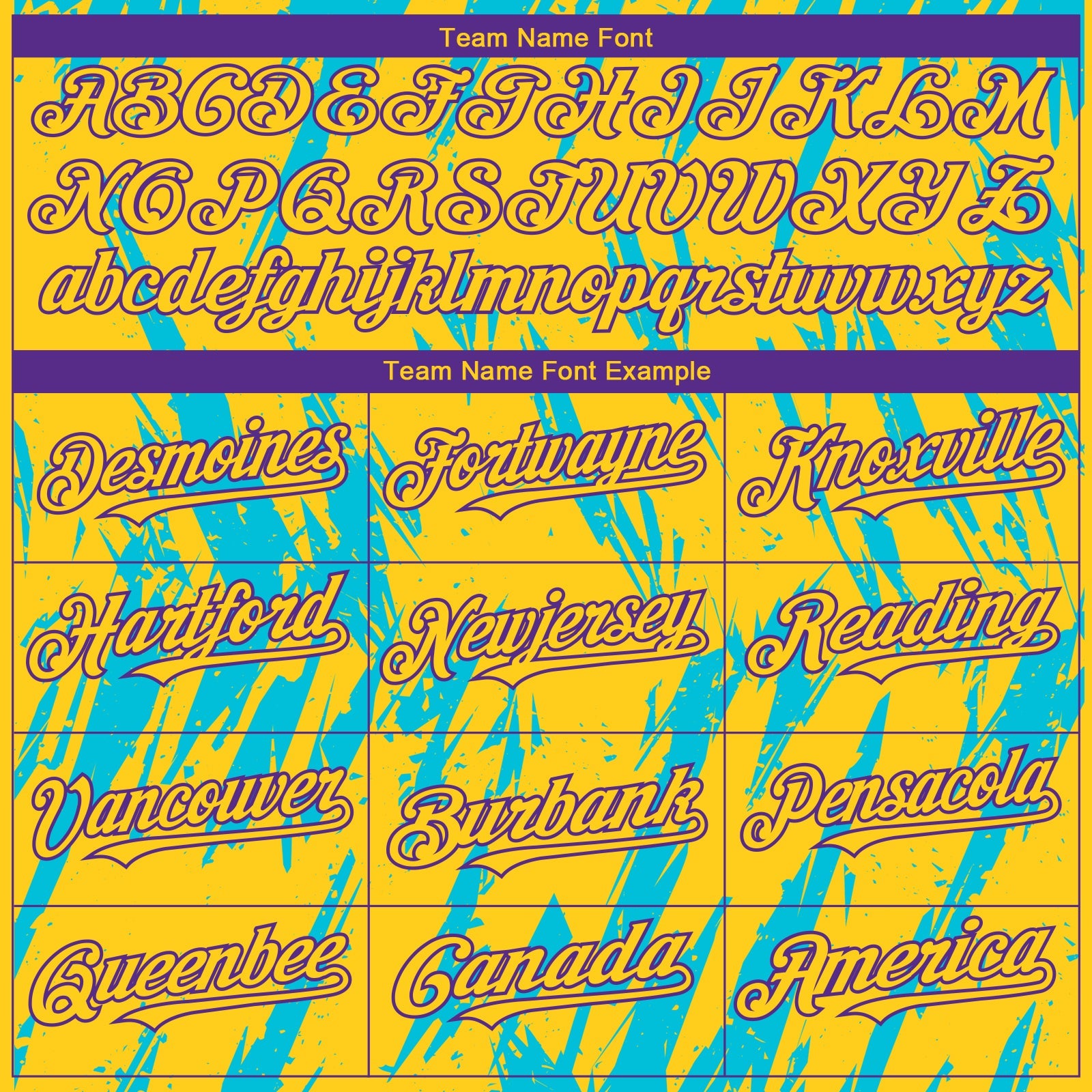 Custom Yellow Purple-Lakes Blue Splatter Torn Sharp Brush Stroke Authentic Baseball Jersey
