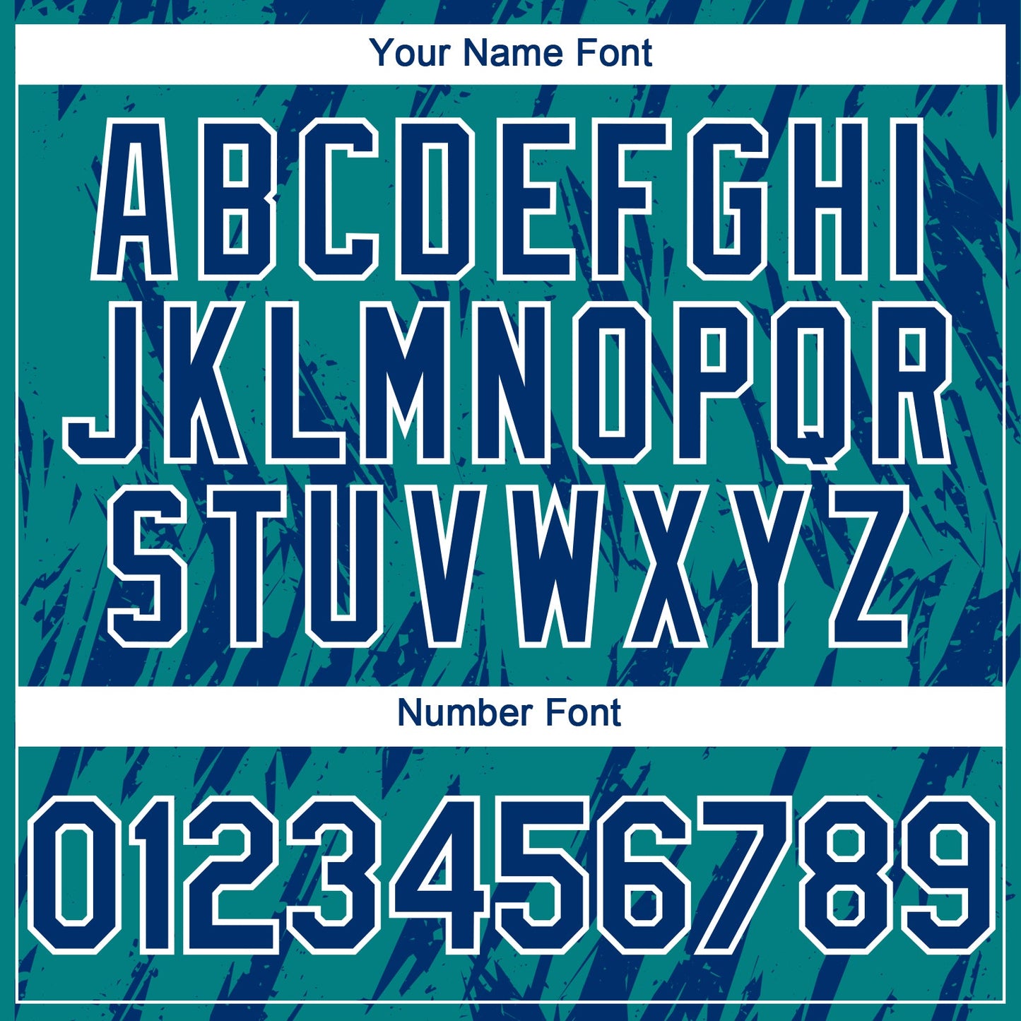 Custom Teal US Navy Blue-White Splatter Torn Sharp Brush Stroke Authentic Baseball Jersey