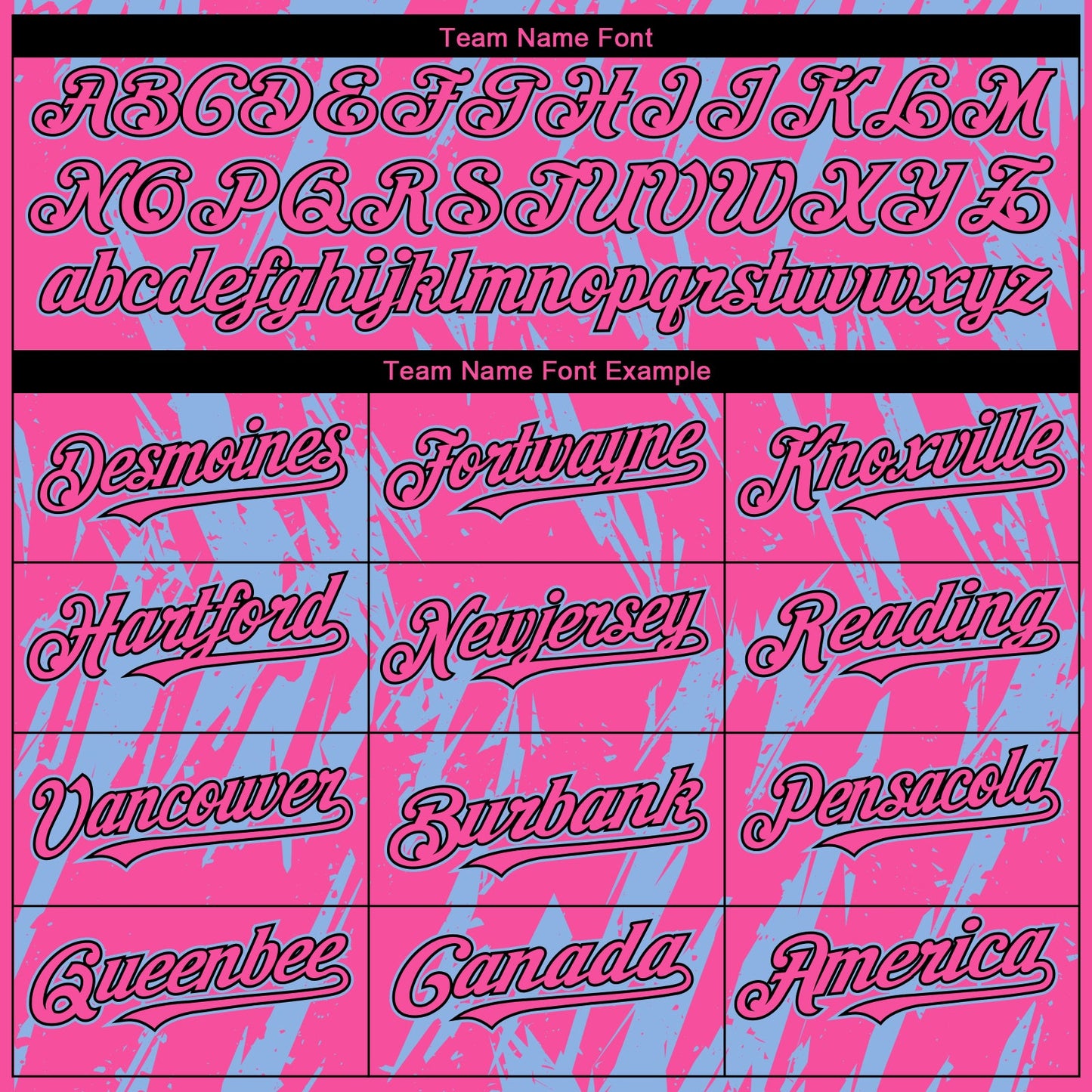 Custom Pink Black-Light Blue Splatter Torn Sharp Brush Stroke Authentic Baseball Jersey