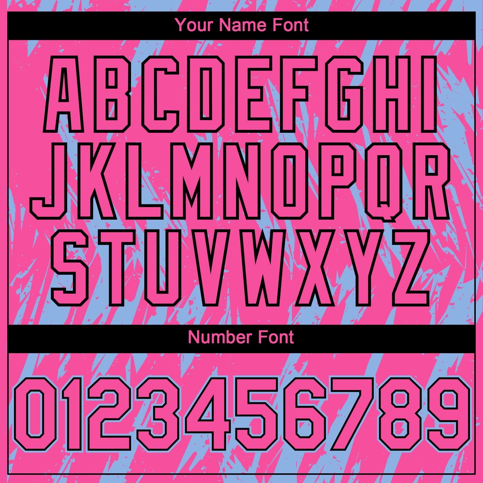 Custom Pink Black-Light Blue Splatter Torn Sharp Brush Stroke Authentic Baseball Jersey