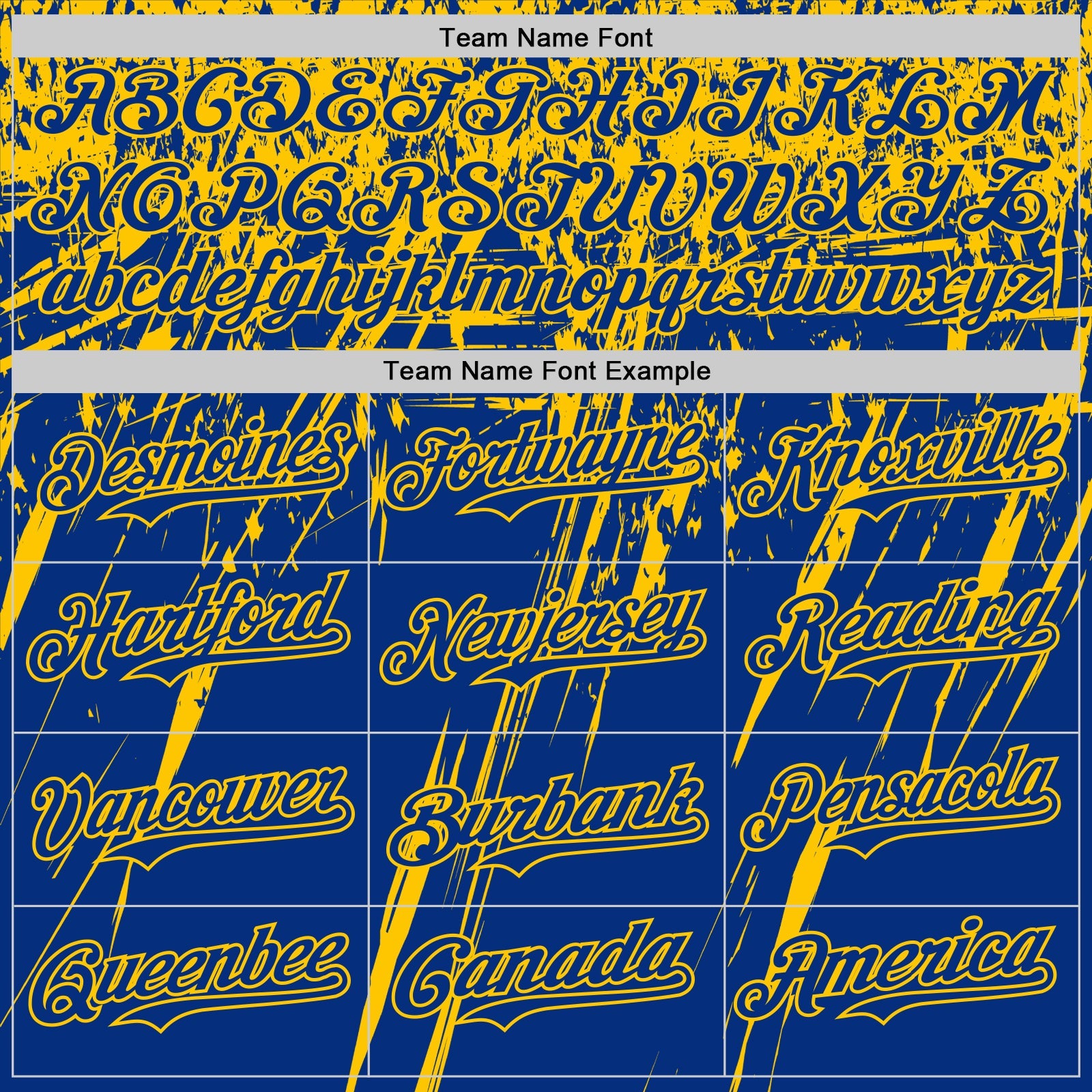 Custom Royal Yellow Distressed Scratch Brush Stroke Authentic Baseball Jersey