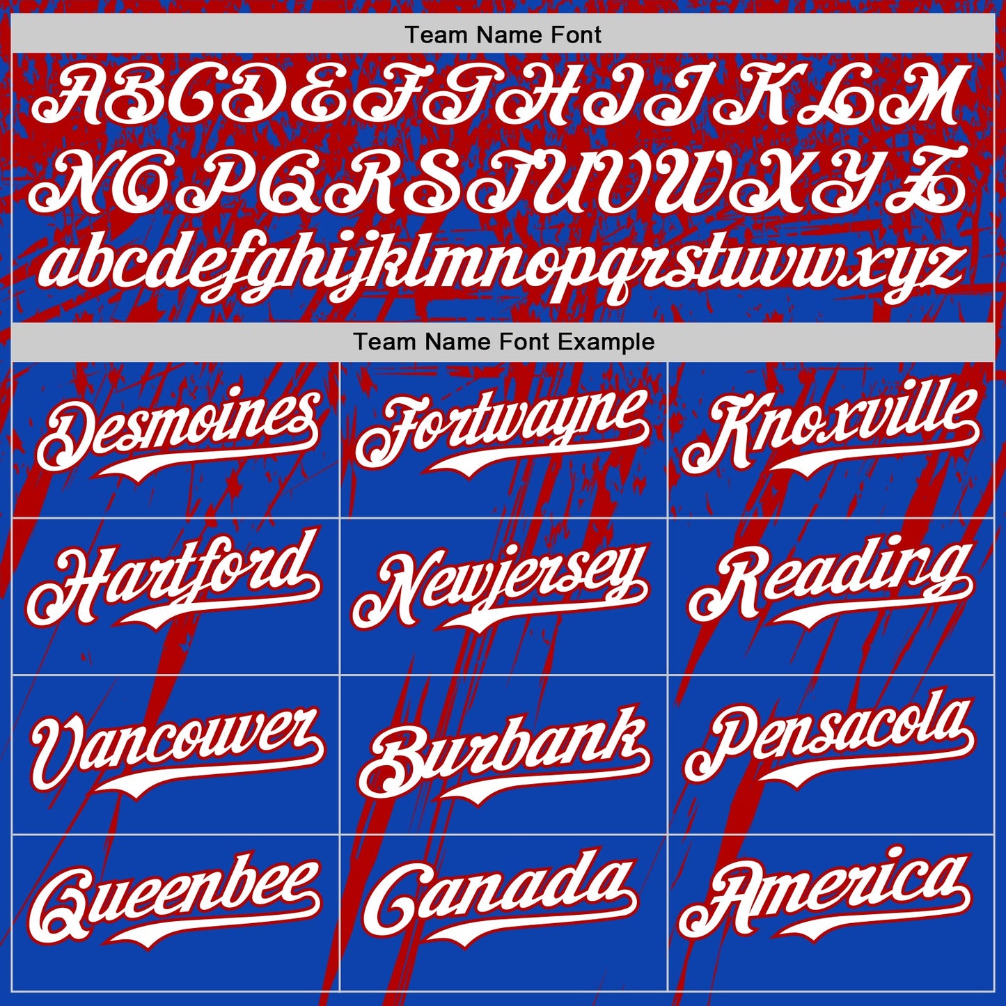 Custom Thunder Blue White-Red Distressed Scratch Brush Stroke Authentic Baseball Jersey