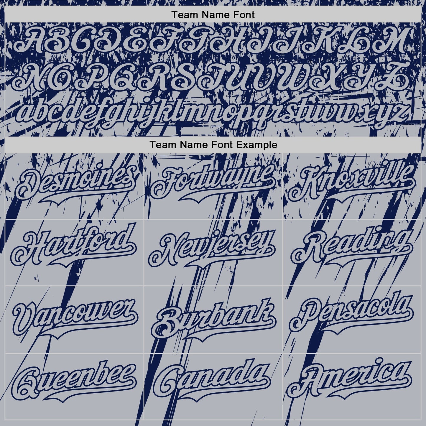 Custom Gray Navy Distressed Scratch Brush Stroke Authentic Baseball Jersey