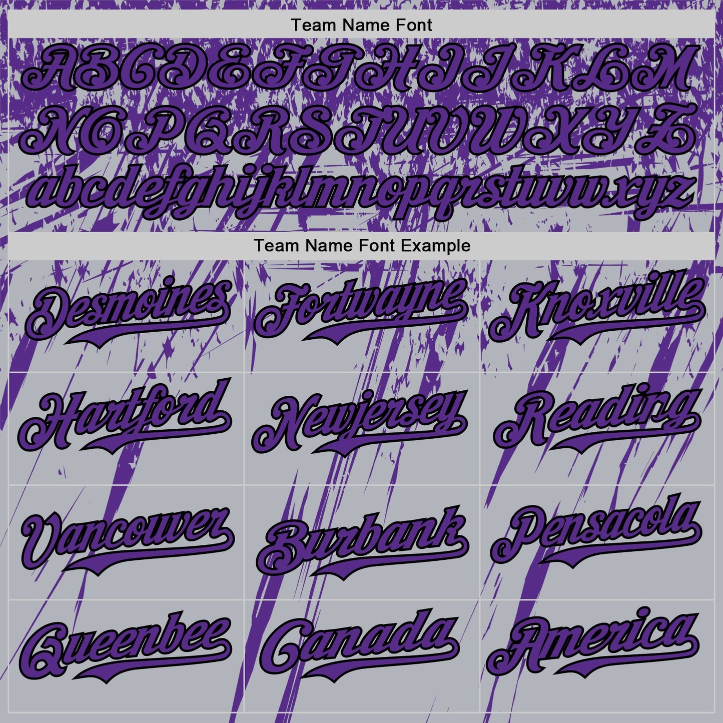 Custom Gray Purple-Black Distressed Scratch Brush Stroke Authentic Baseball Jersey