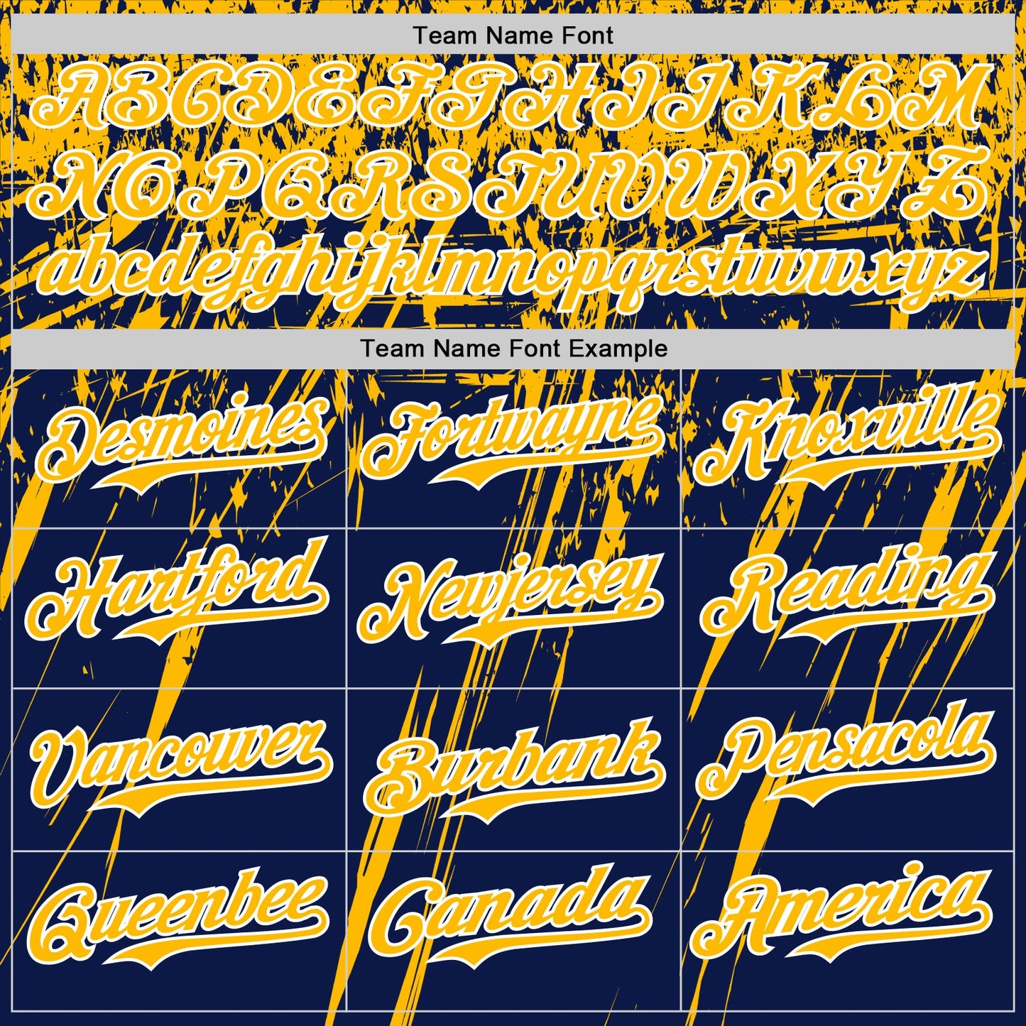 Custom Navy Gold-White Distressed Scratch Brush Stroke Authentic Baseball Jersey