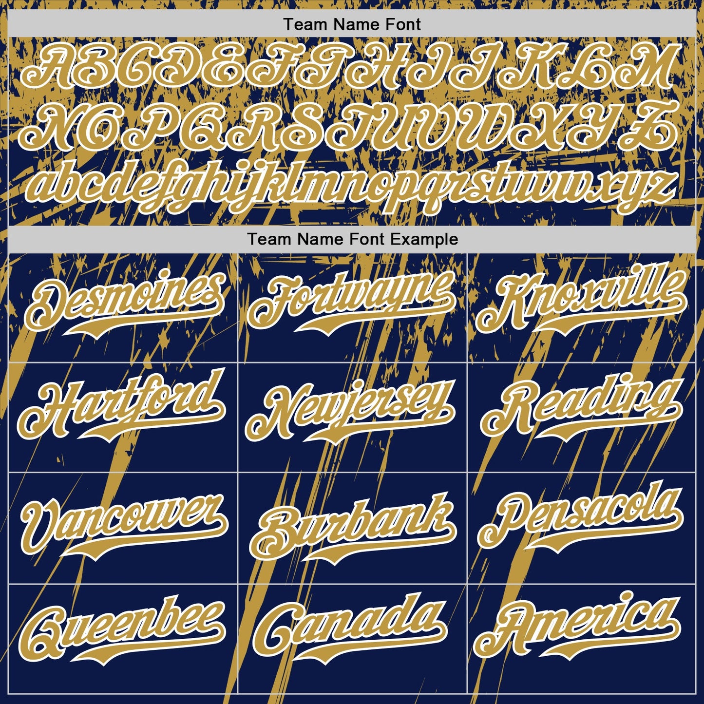 Custom Navy Old Gold-White Distressed Scratch Brush Stroke Authentic Baseball Jersey