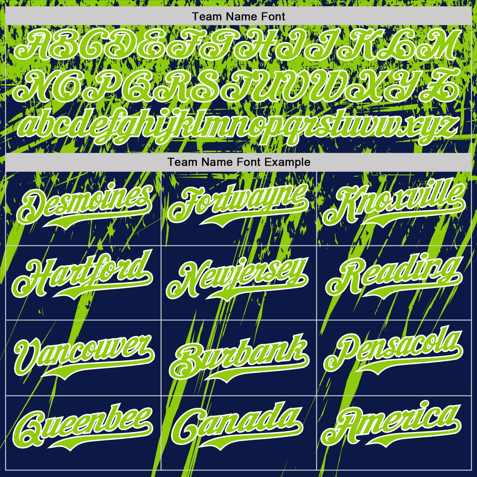 Custom Navy Neon Green-White Distressed Scratch Brush Stroke Authentic Baseball Jersey
