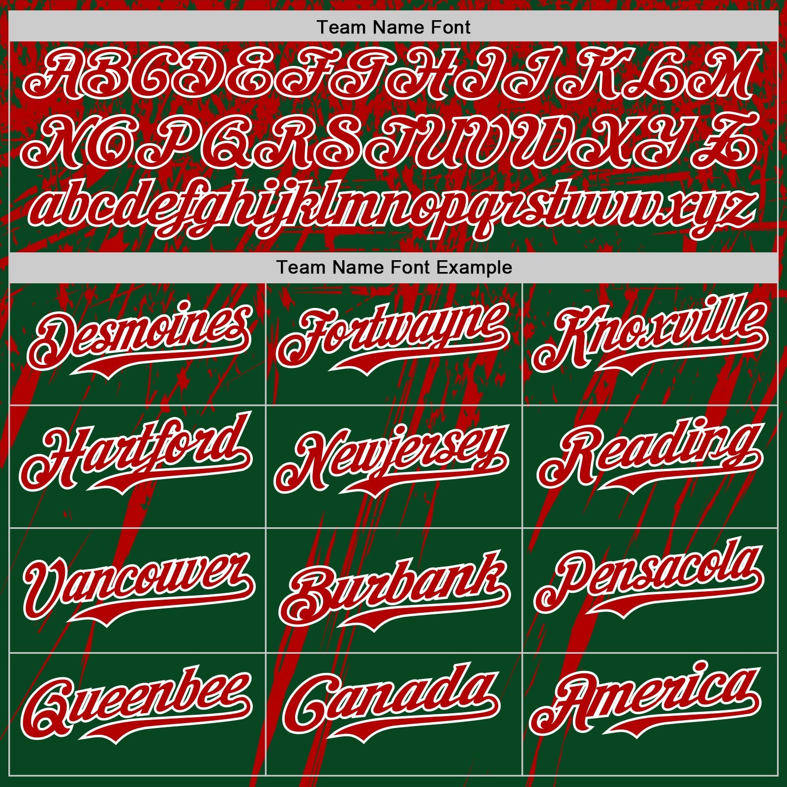 Custom Green Red-White Distressed Scratch Brush Stroke Authentic Baseball Jersey