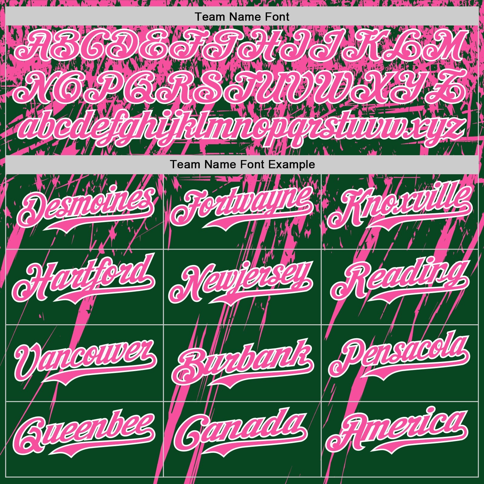Custom Green Pink-White Distressed Scratch Brush Stroke Authentic Baseball Jersey