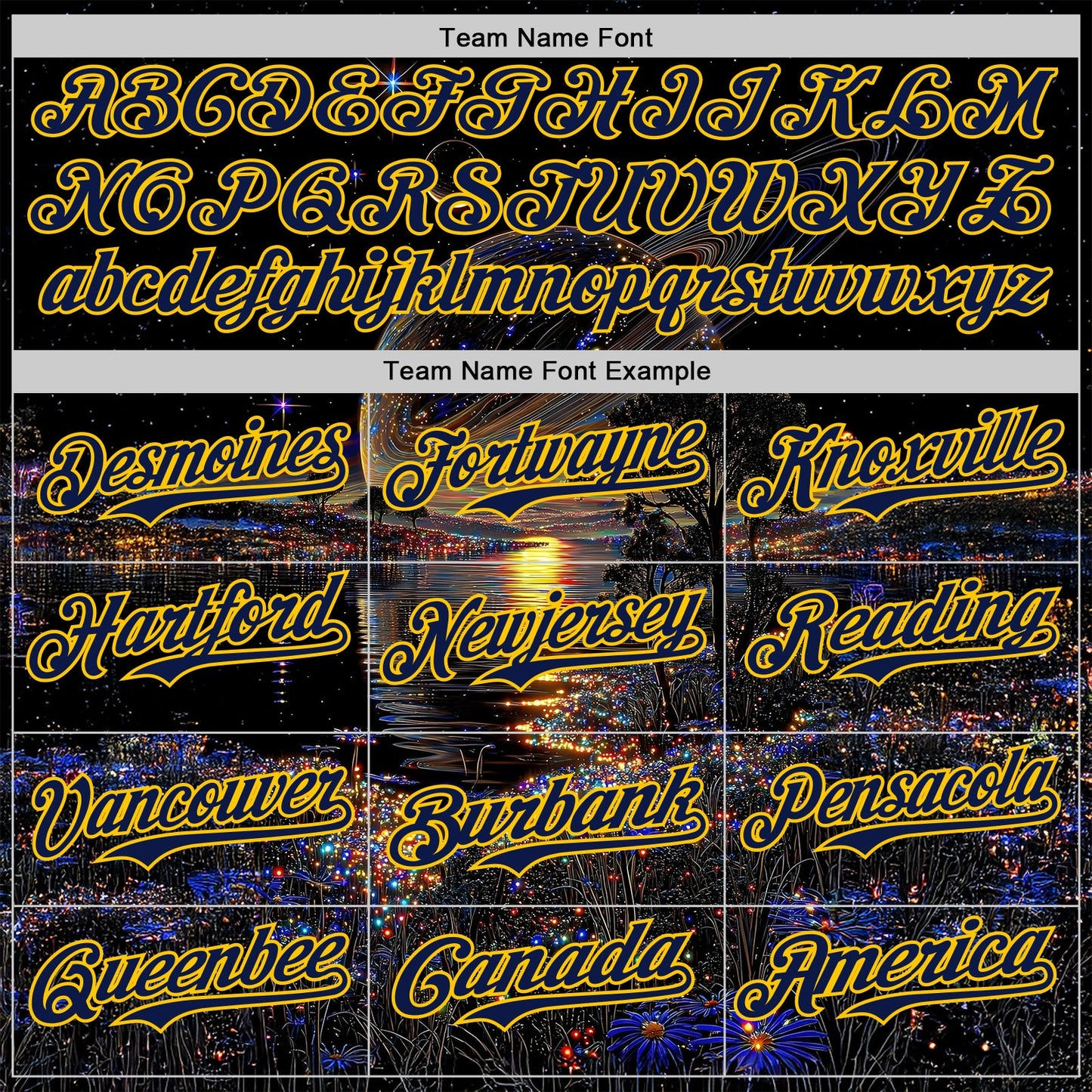 Custom Black Navy-Yellow Galaxy Star Authentic Baseball Jersey