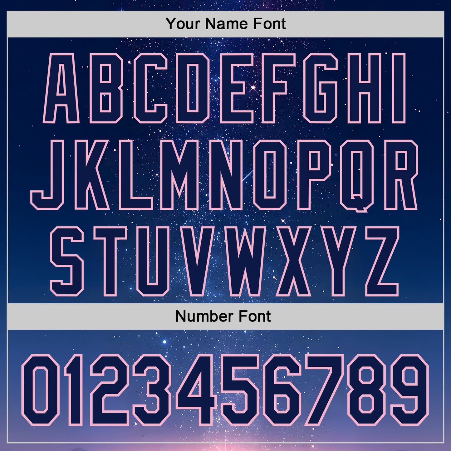Custom Navy-Light Pink Galaxy Star Authentic Baseball Jersey