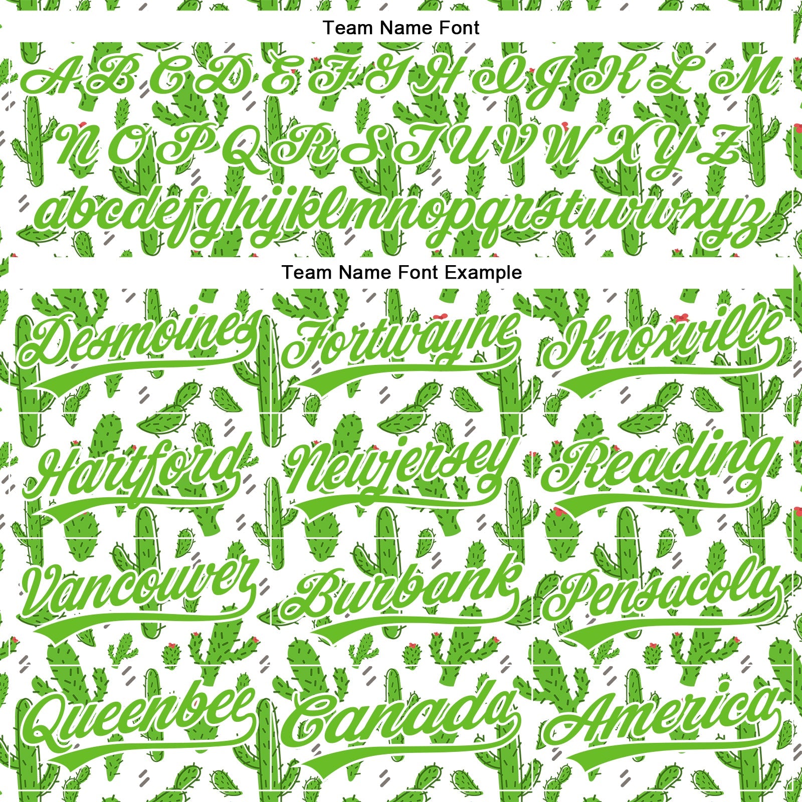 Custom White Aurora Green 3D Pattern Design Cactus Festival Authentic Baseball Jersey