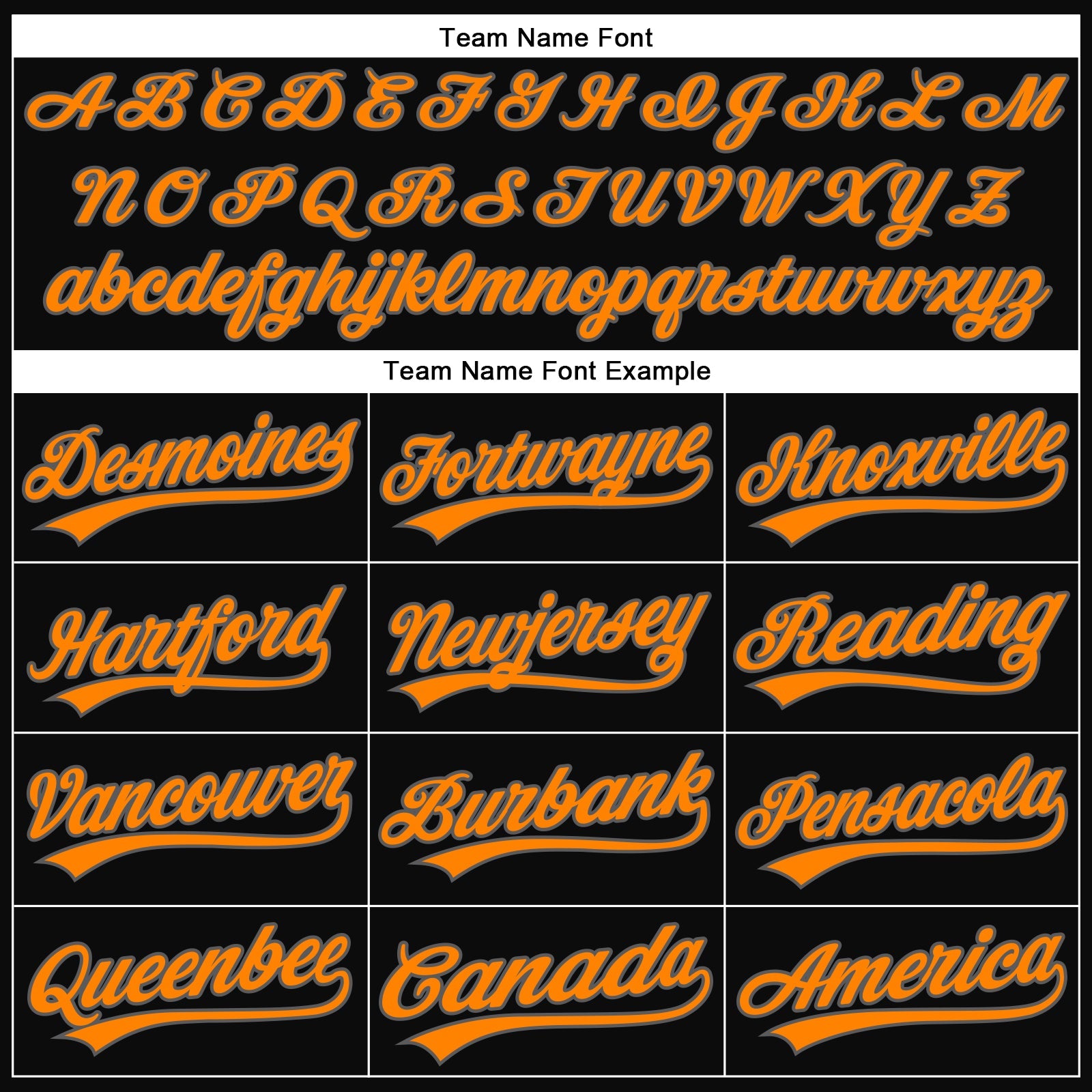 Custom Black Bay Orange-Steel Gray 3D Halloween Authentic Baseball Jersey