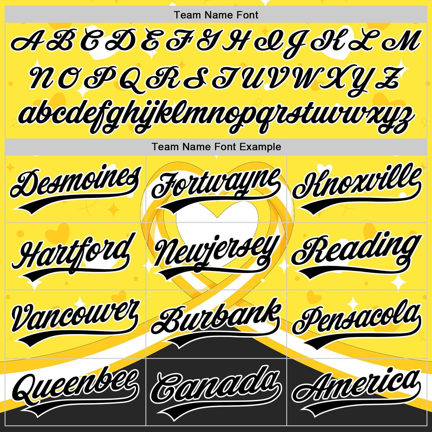 Custom Yellow Black-White 3D Bone Cancer Ribbon Authentic Baseball Jersey