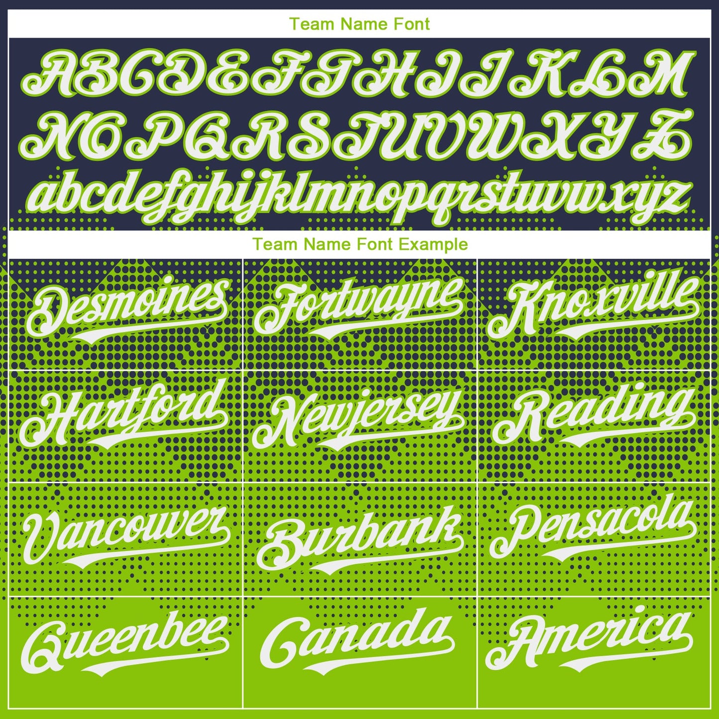 Custom Navy White-Neon Green 3D Gradient Square Shape Authentic Baseball Jersey