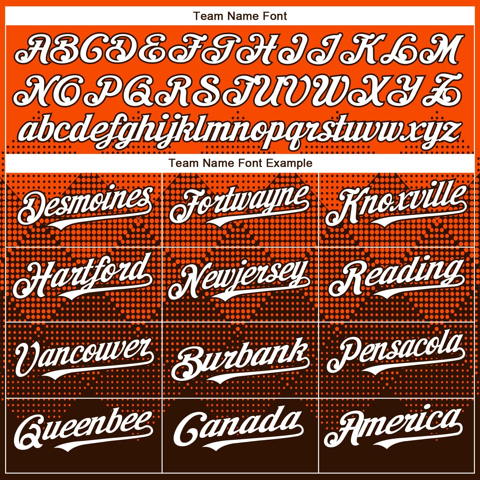 Custom Orange White-Brown 3D Gradient Square Shape Authentic Baseball Jersey